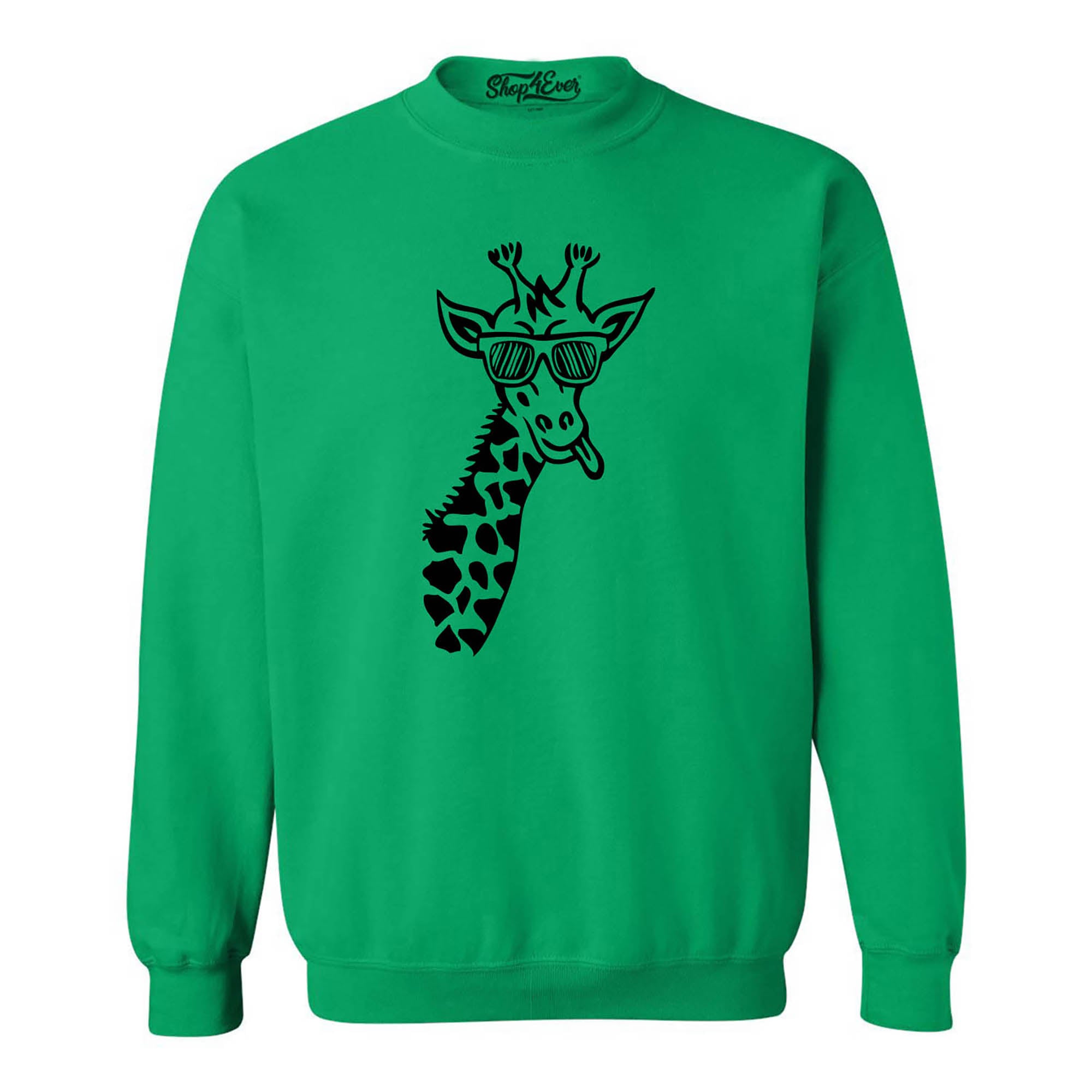 Cool Giraffe Cute Animal Crewneck Sweatshirts