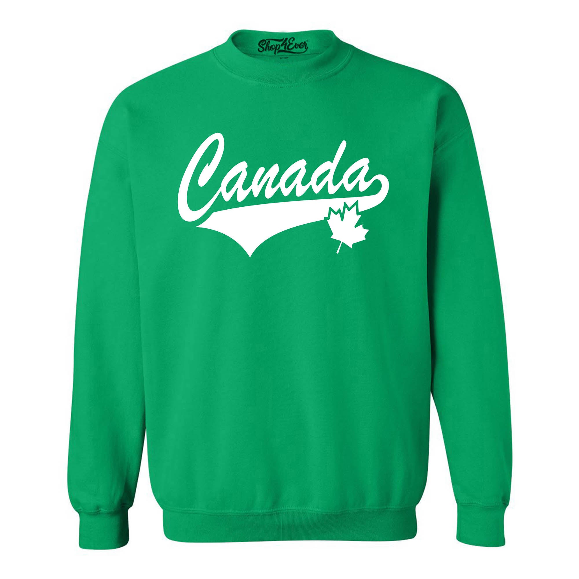 Canada White Crewneck Sweatshirts