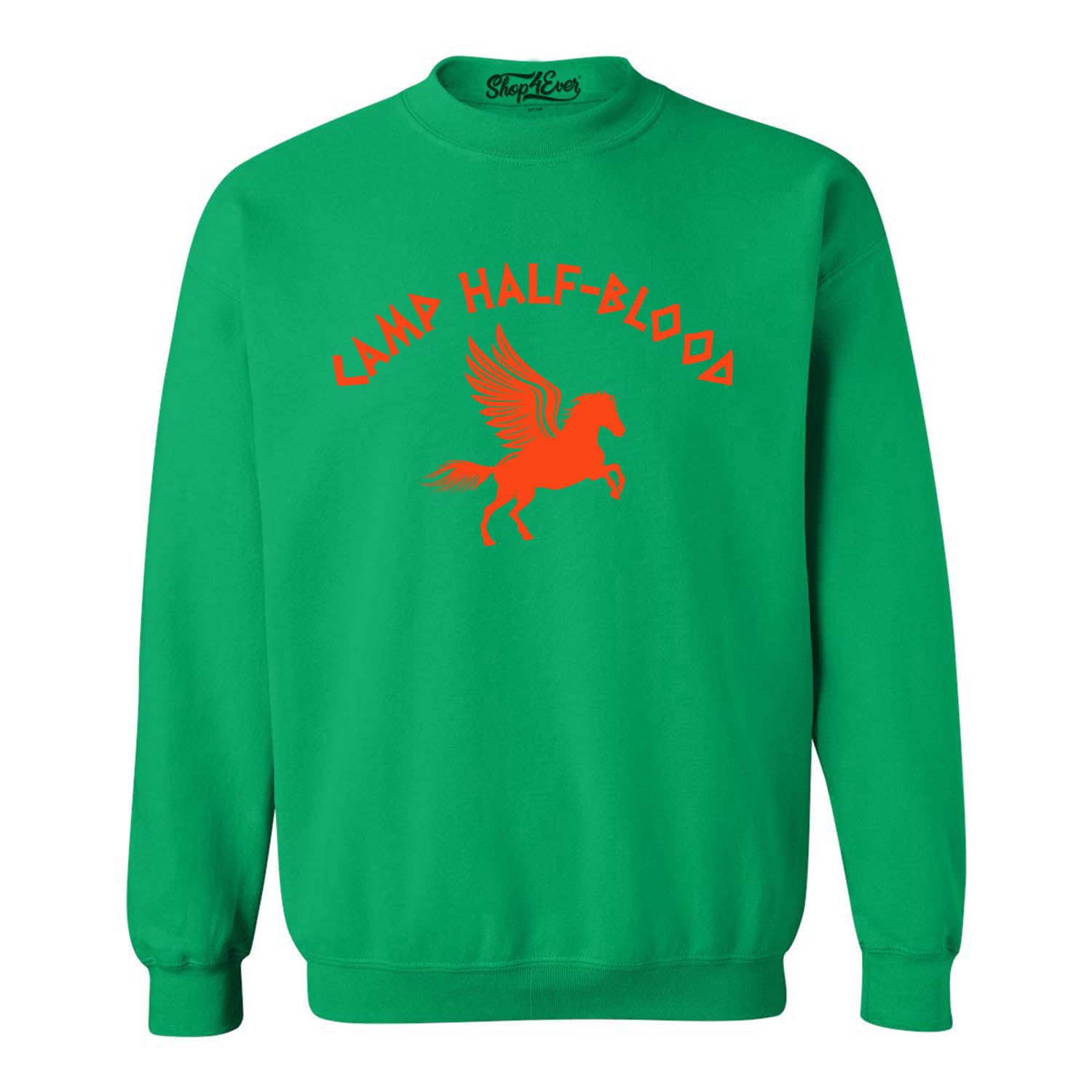 Camp Half Blood Orange Crewneck Sweatshirts Demigod Sweater
