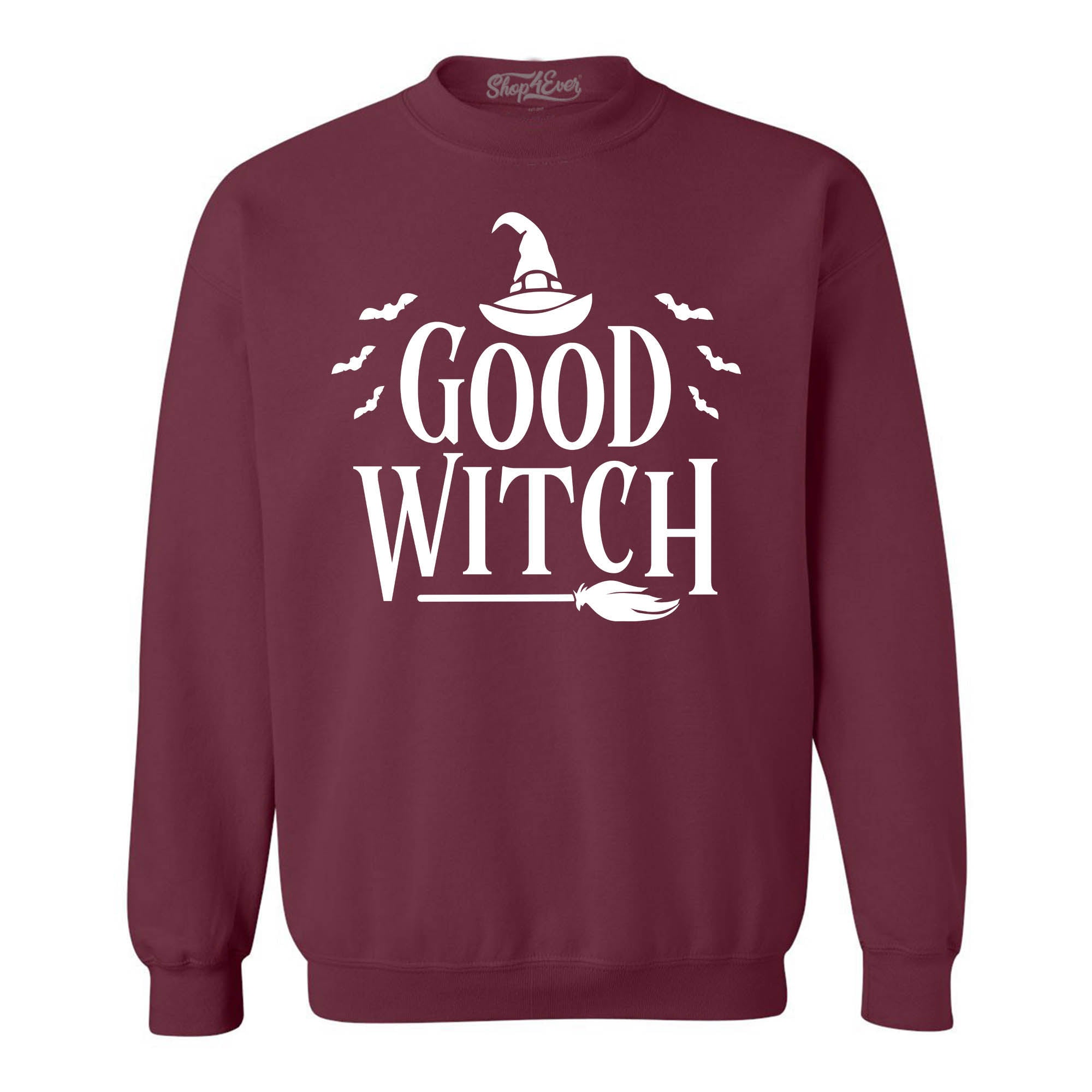 Good Witch ~ Bad Witch Matching Halloween Costumes Crewneck Sweatshirts