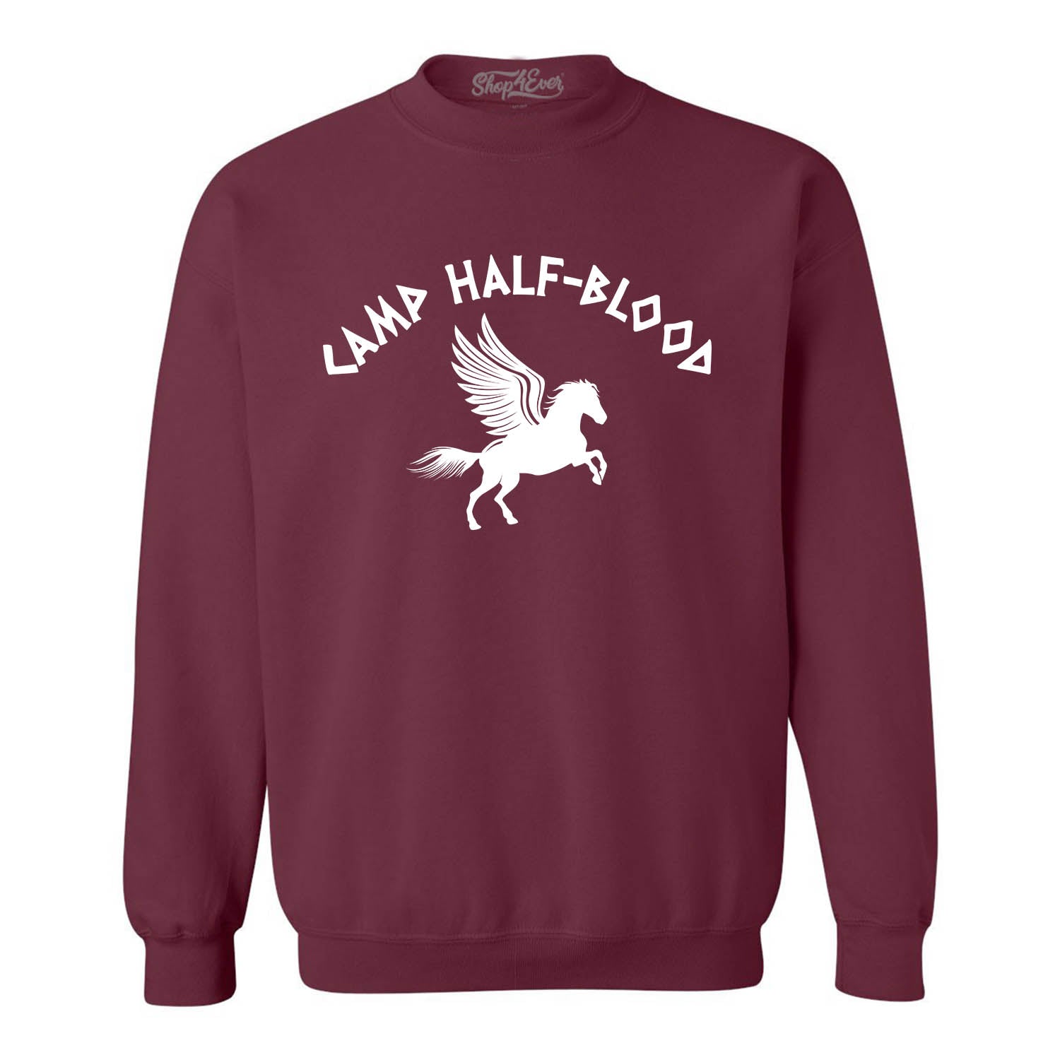 Camp Half Blood White Crewneck Sweatshirts Demigod Sweater
