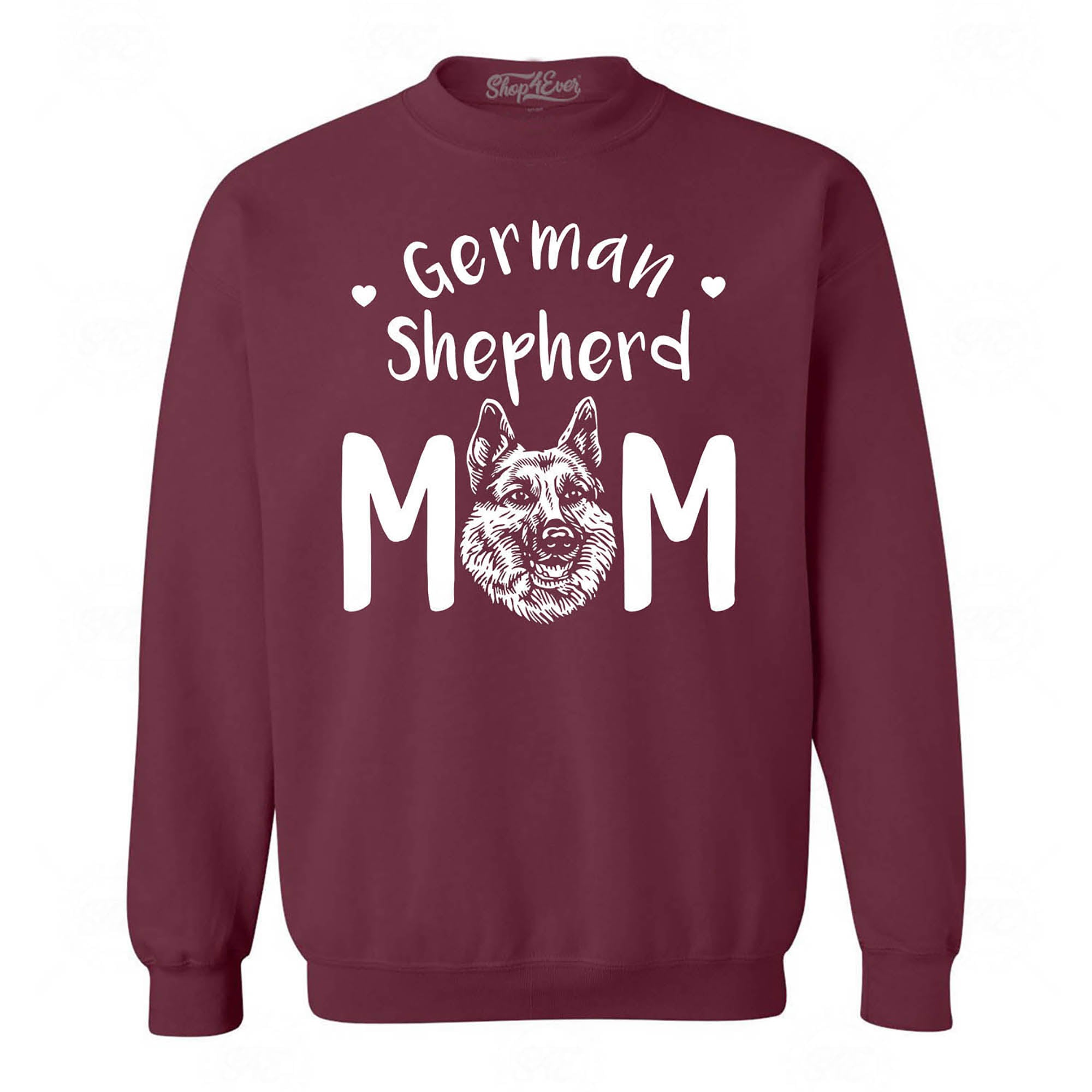 German Shepherd Mom Crewneck Sweatshirts
