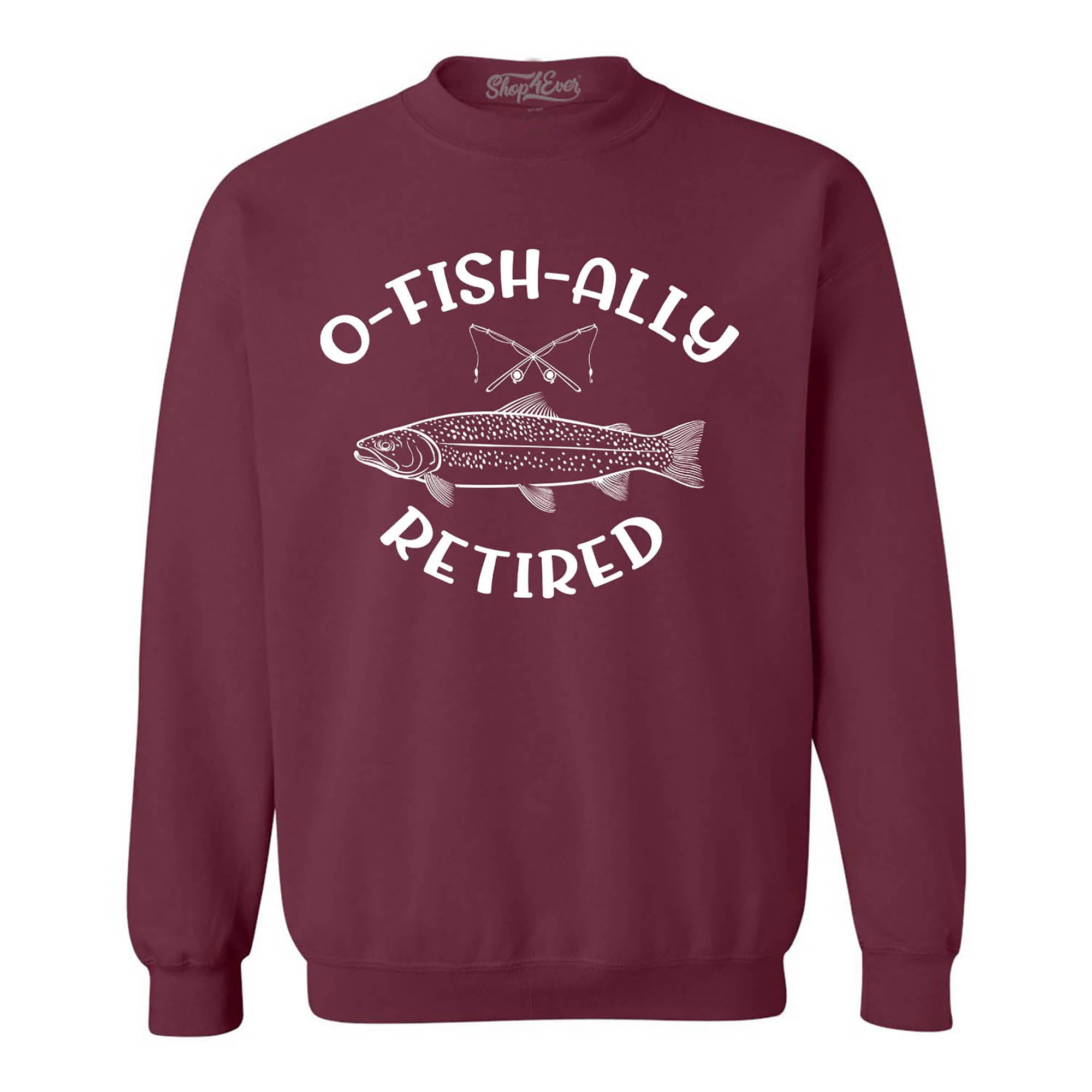 O Fish Ally Retired Crewneck Sweatshirts