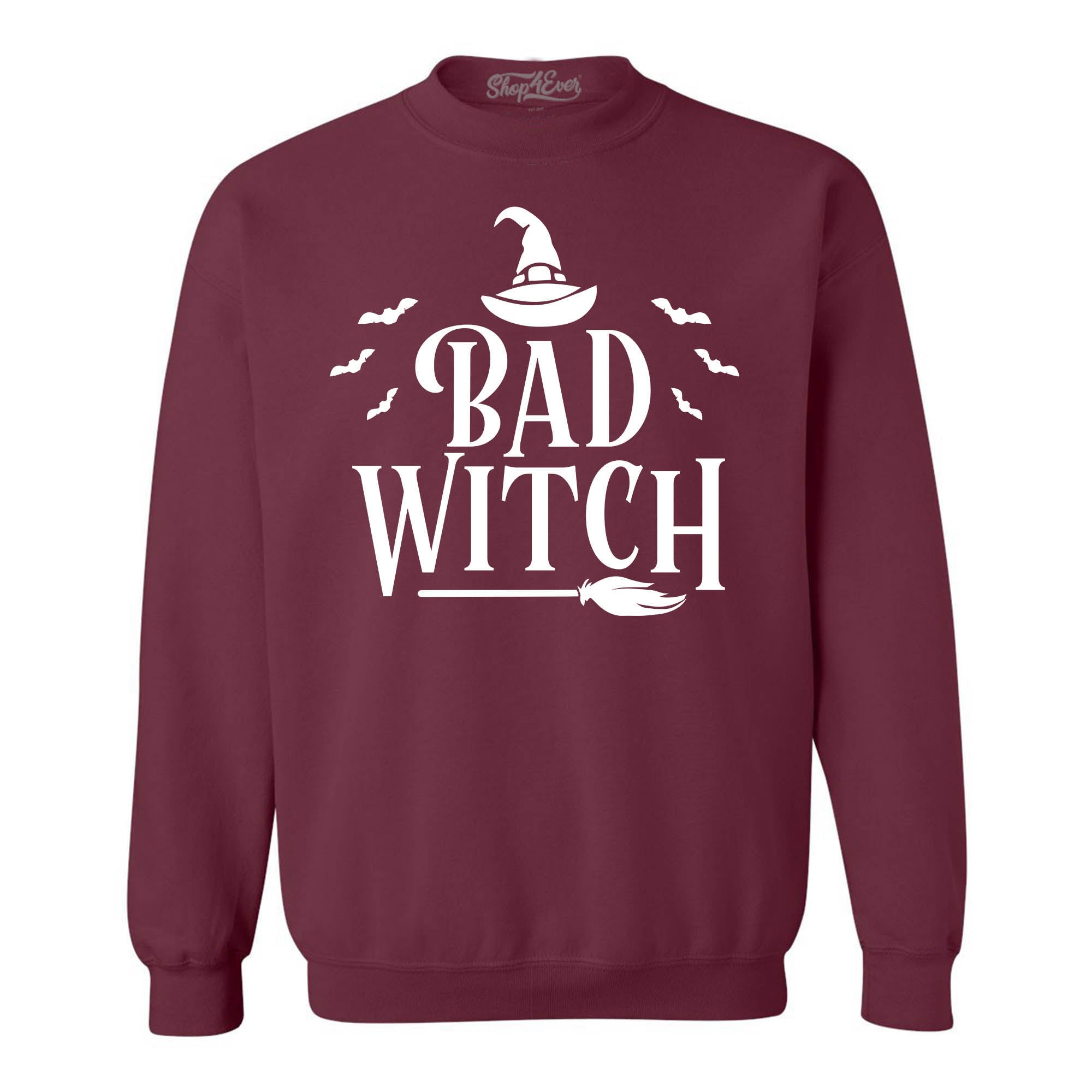Good Witch ~ Bad Witch Matching Halloween Costumes Crewneck Sweatshirts