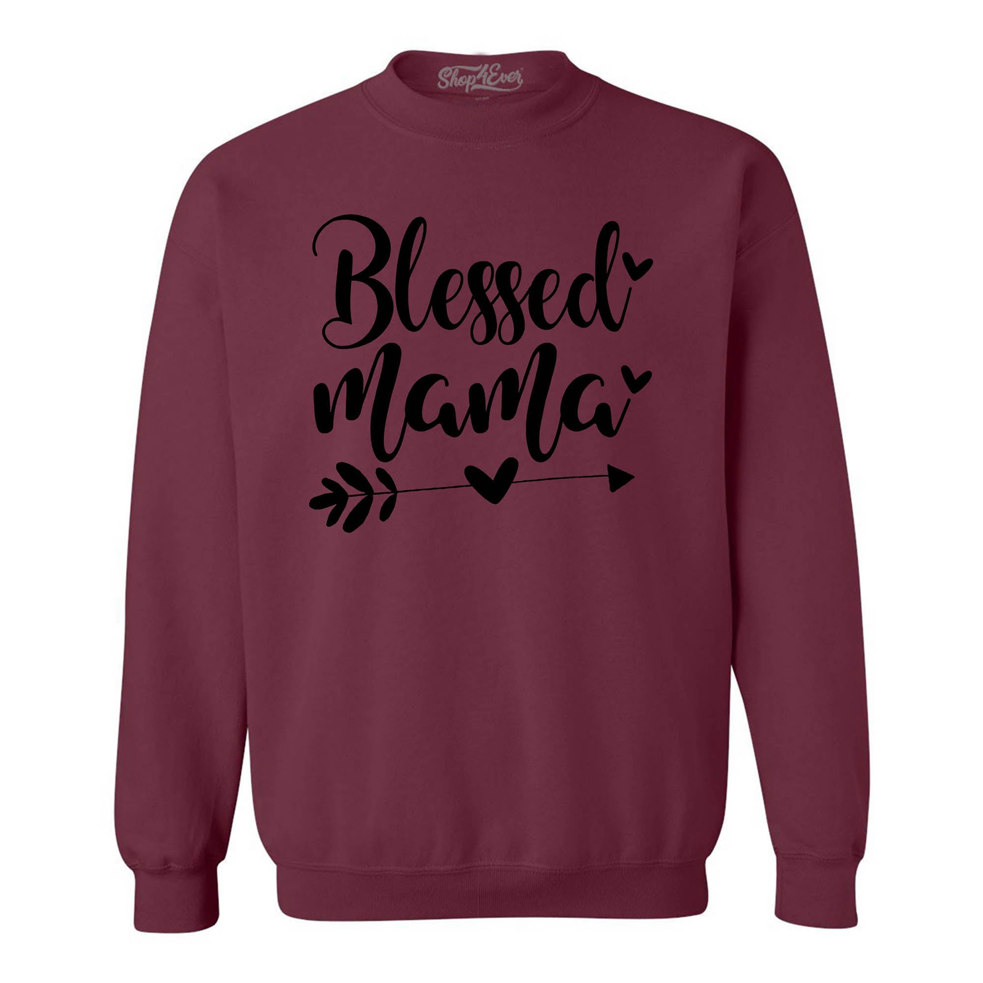 Blessed Mama Crewnecks Sweatshirts