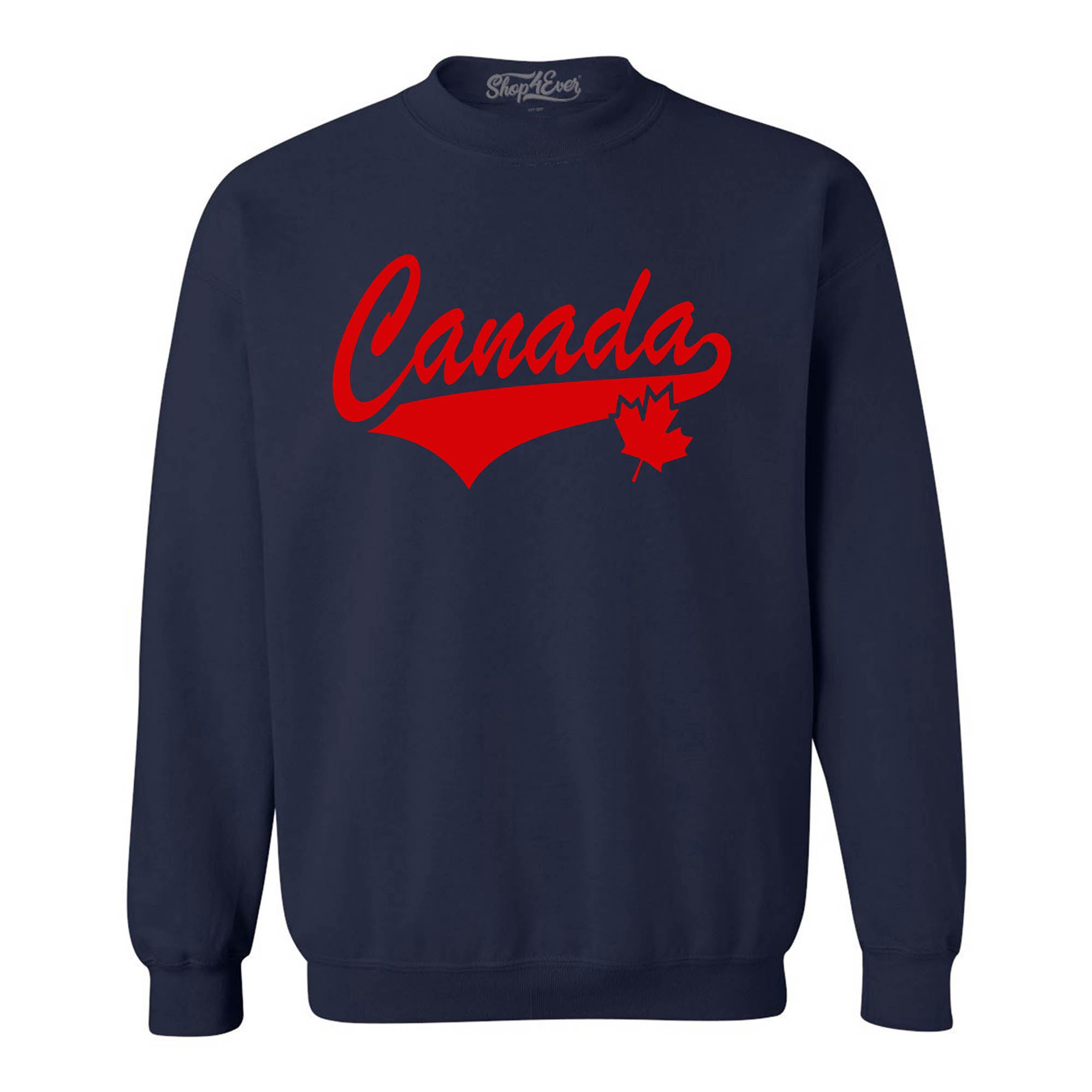 Canada Red Crewneck Sweatshirts