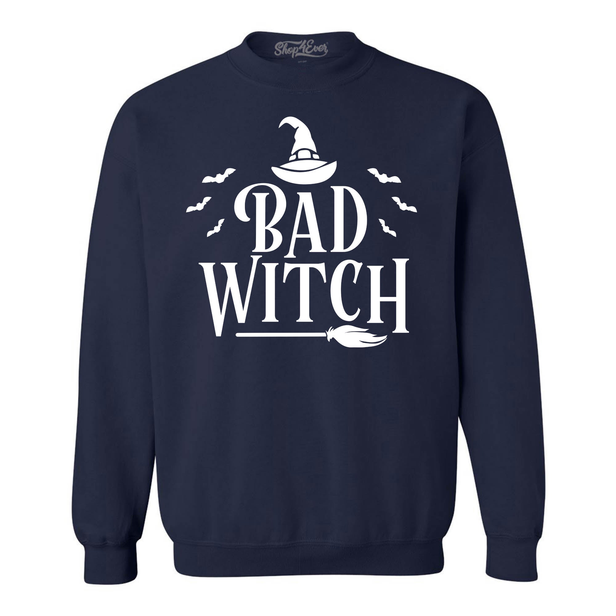 Good Witch ~ Bad Witch Matching Halloween Costumes Crewneck Sweatshirts