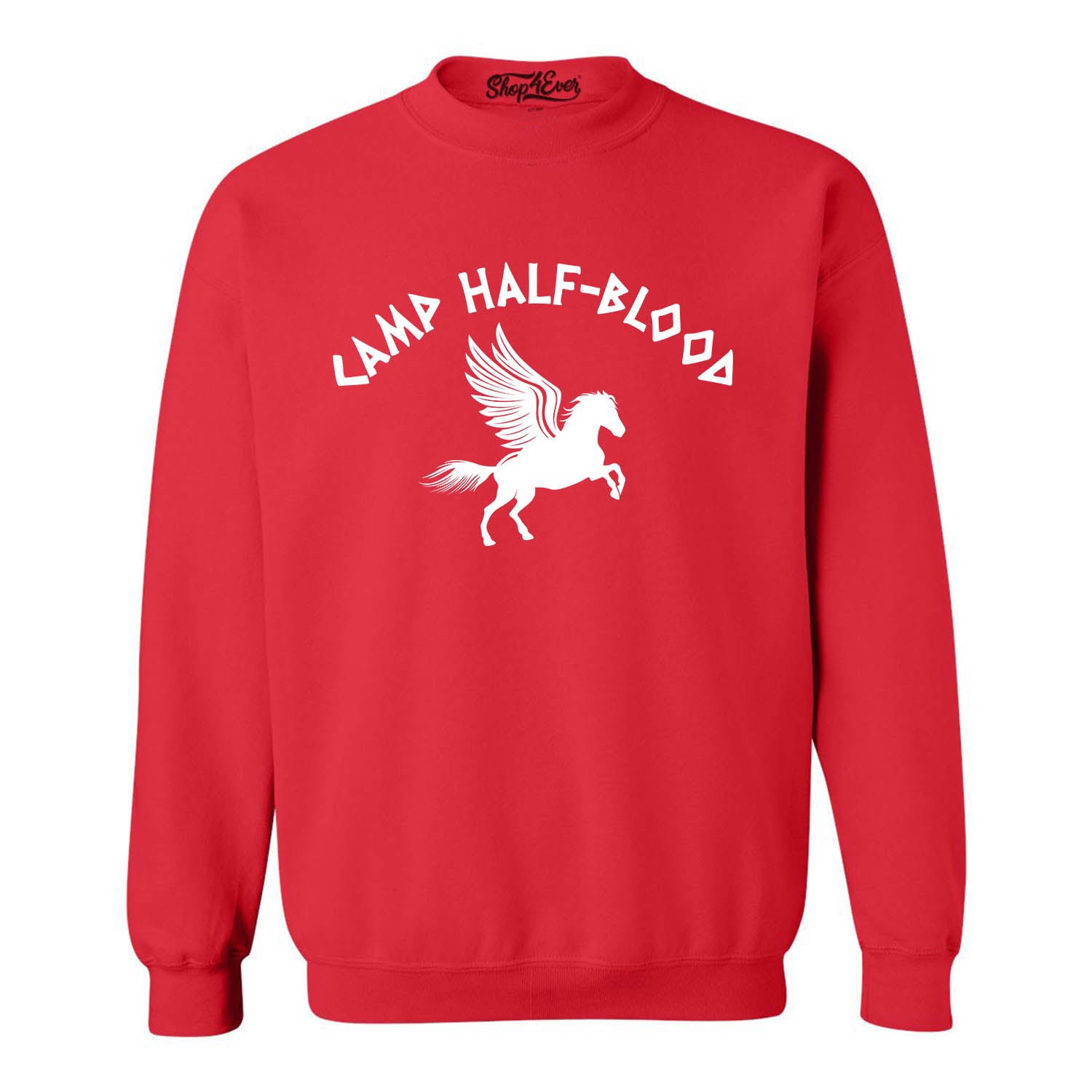 Camp Half Blood White Crewneck Sweatshirts Demigod Sweater