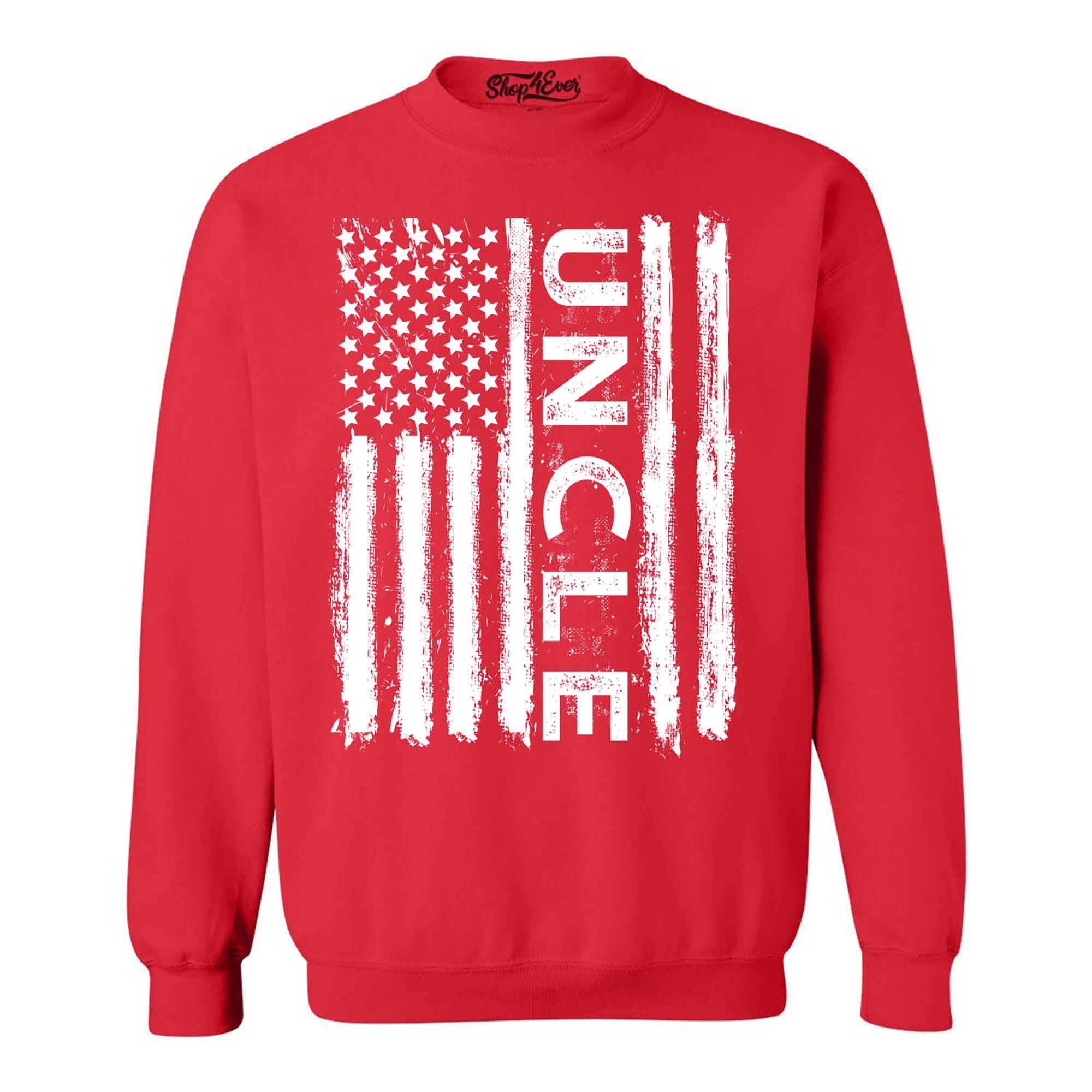 Uncle American Flag Crewneck Sweatshirts