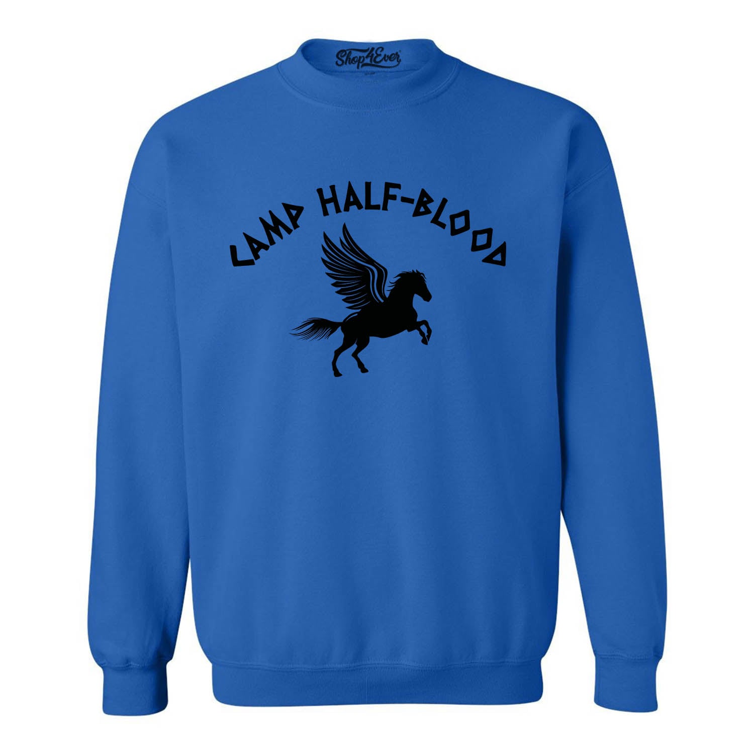 Camp Half Blood Black Crewneck Sweatshirts Demigod Sweater