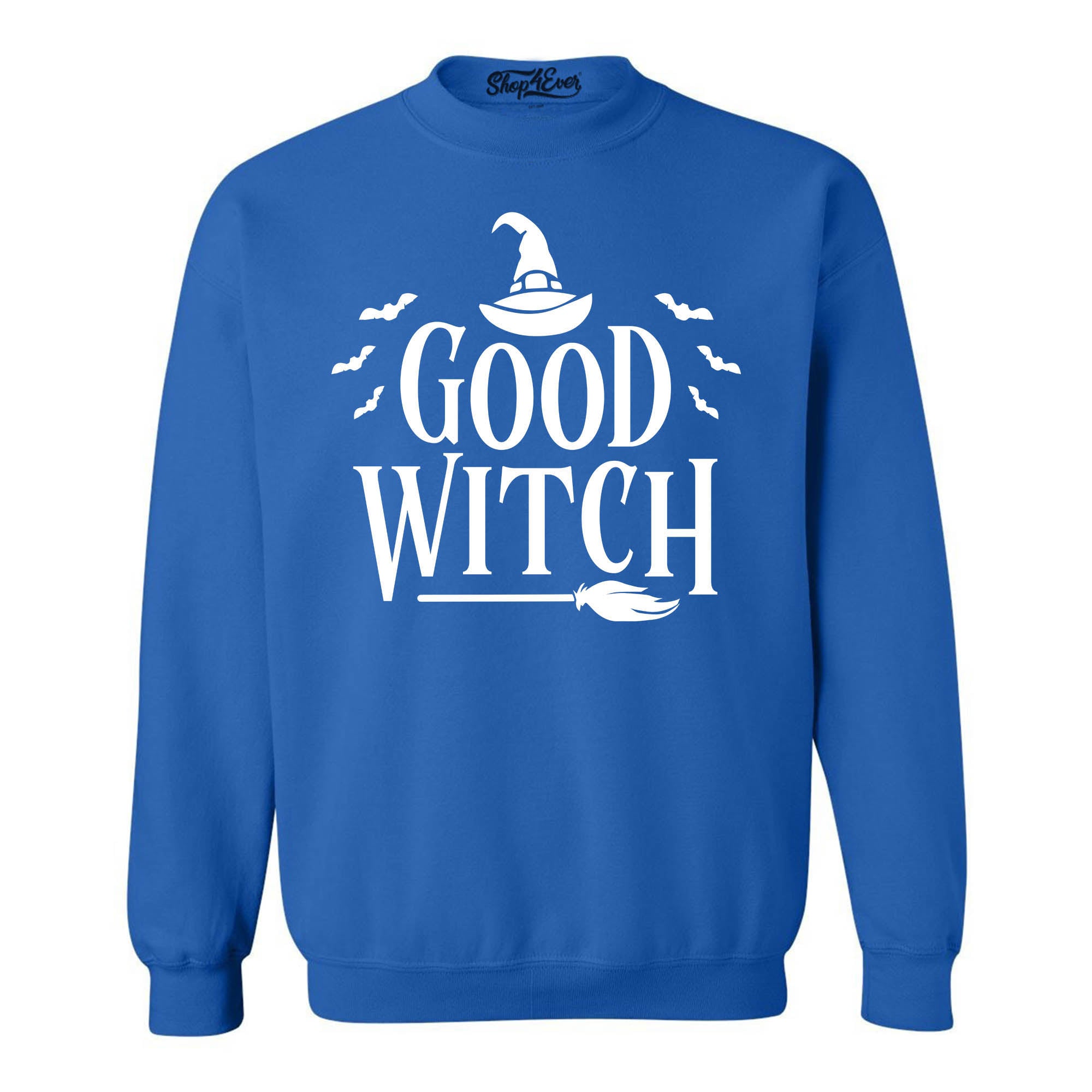 Good Witch ~ Bad Witch Matching Halloween Costumes Crewneck Sweatshirts