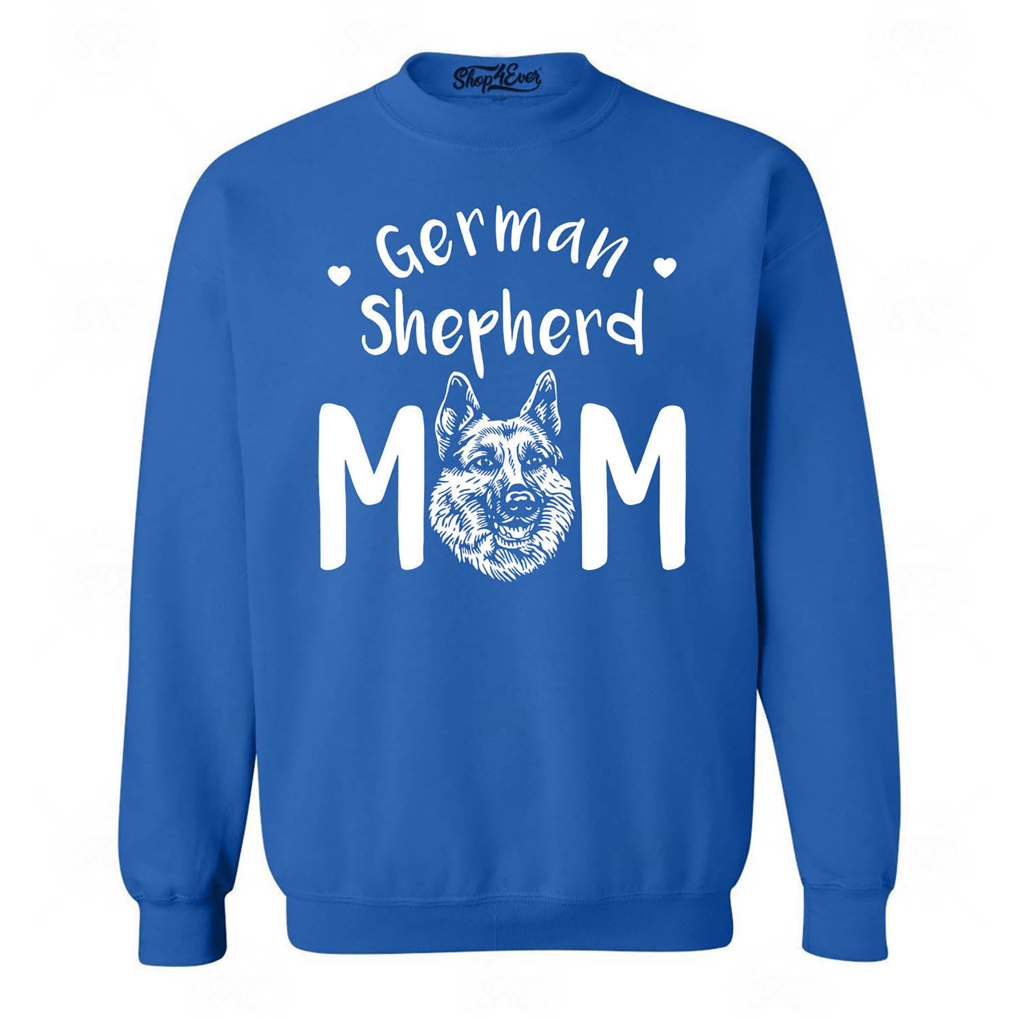 German Shepherd Mom Crewneck Sweatshirts