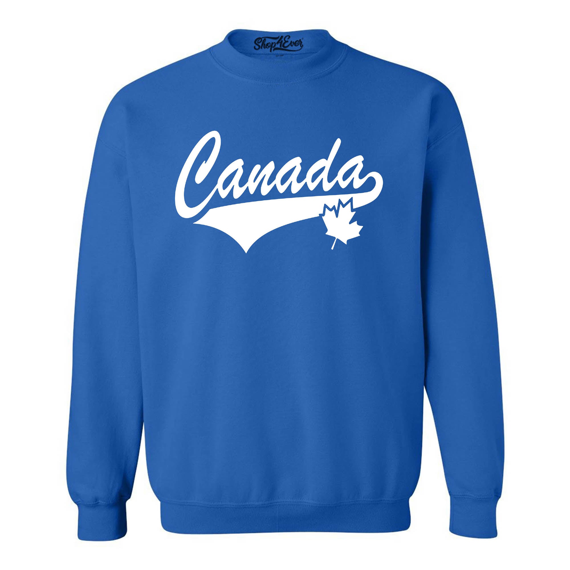 Canada White Crewneck Sweatshirts