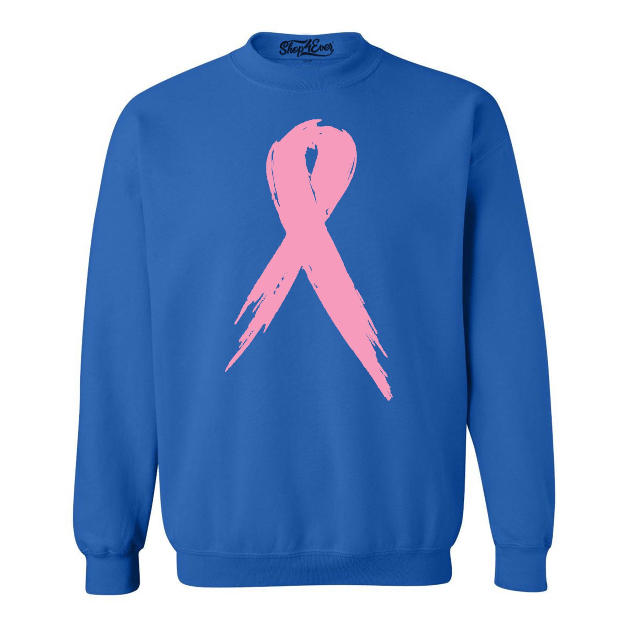 Pink Ribbon Crewnecks Breast Cancer Awareness Sweatshirts