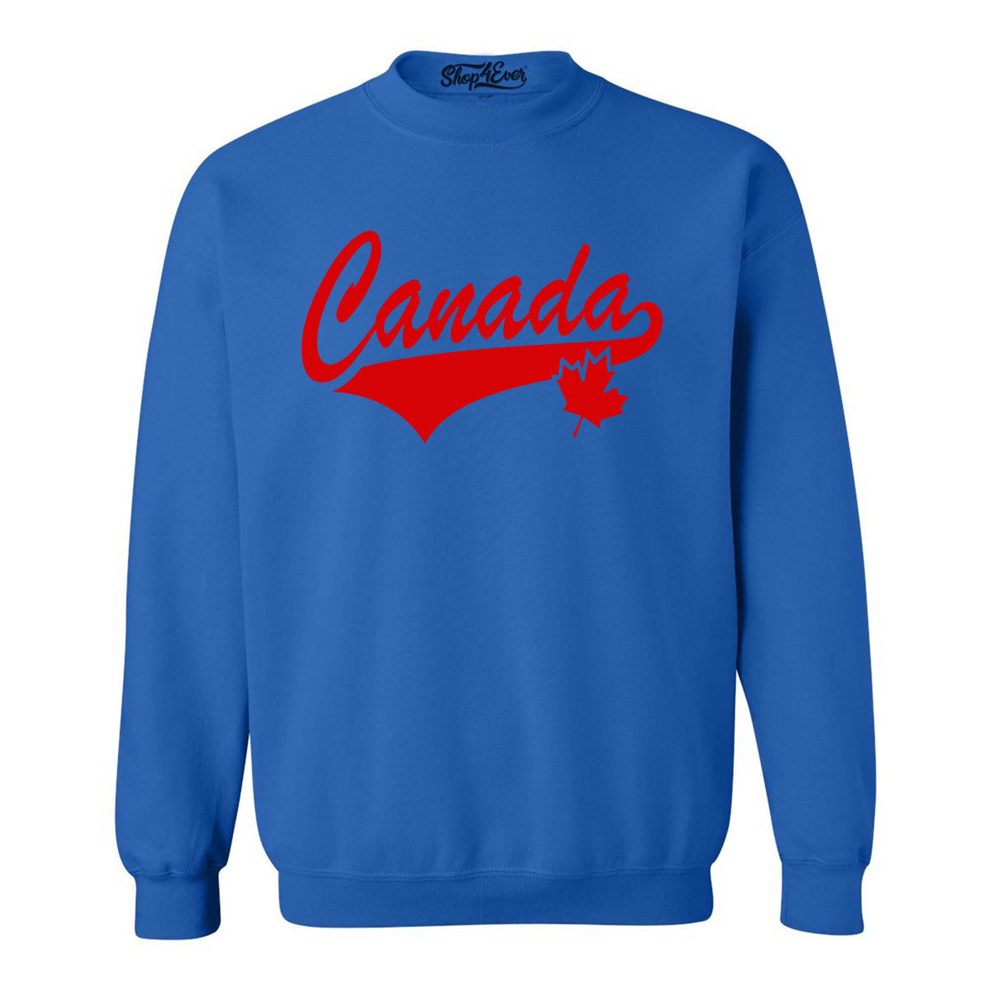 Canada Red Crewneck Sweatshirts