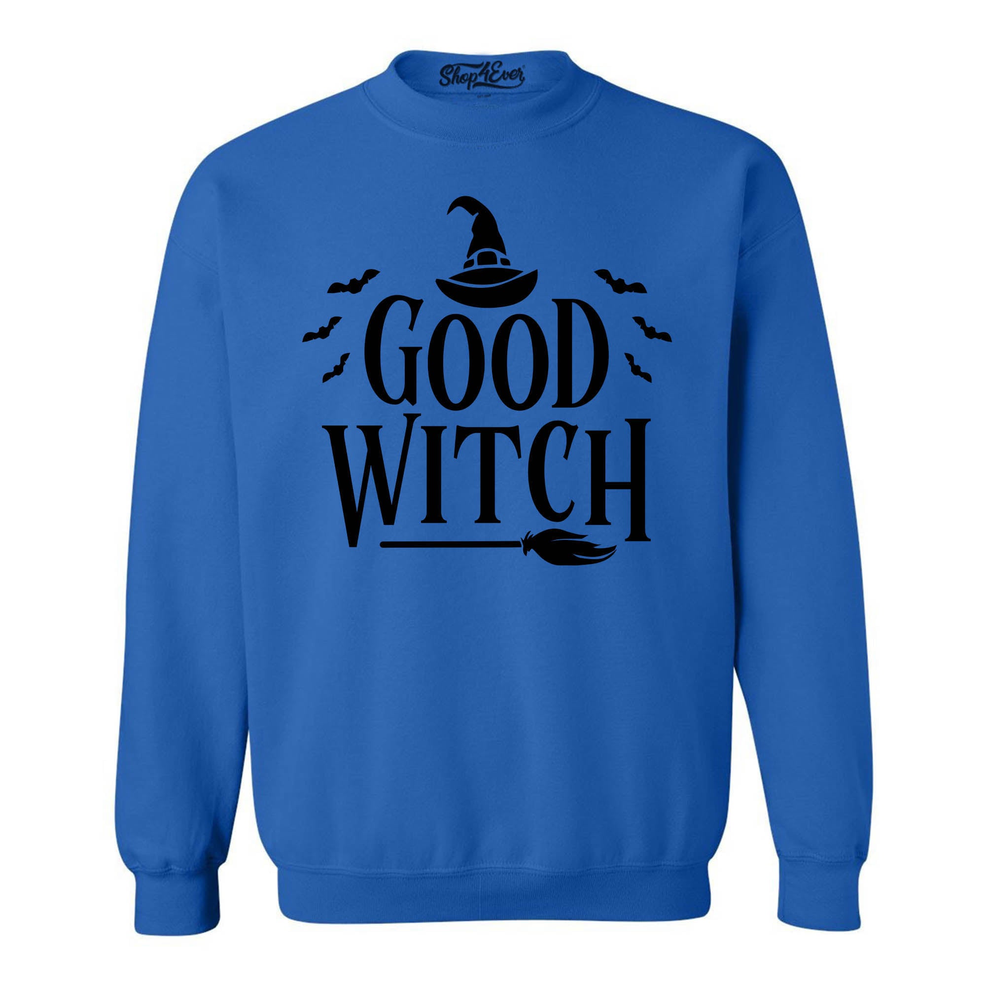 Good Witch ~ Bad Witch Matching Halloween Costumes Crewneck Sweatshirts