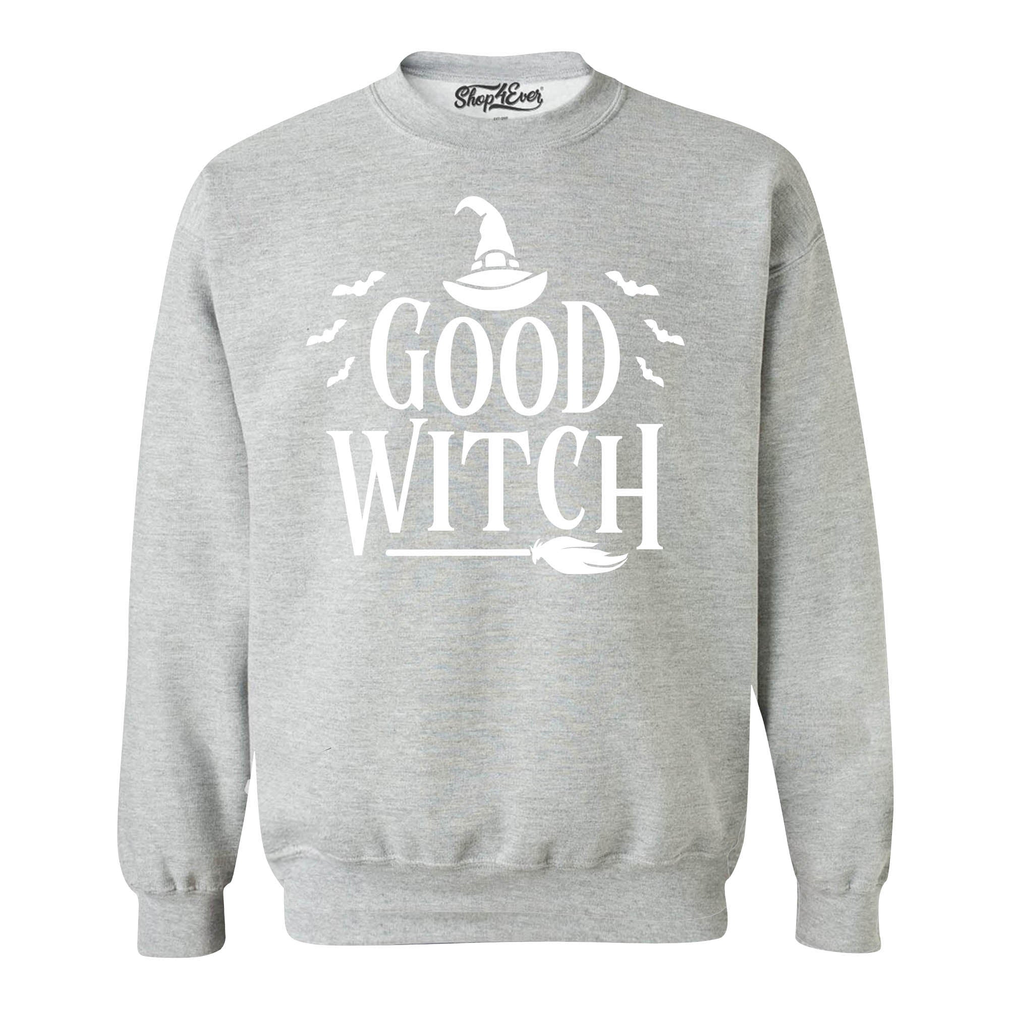 Good Witch ~ Bad Witch Matching Halloween Costumes Crewneck Sweatshirts