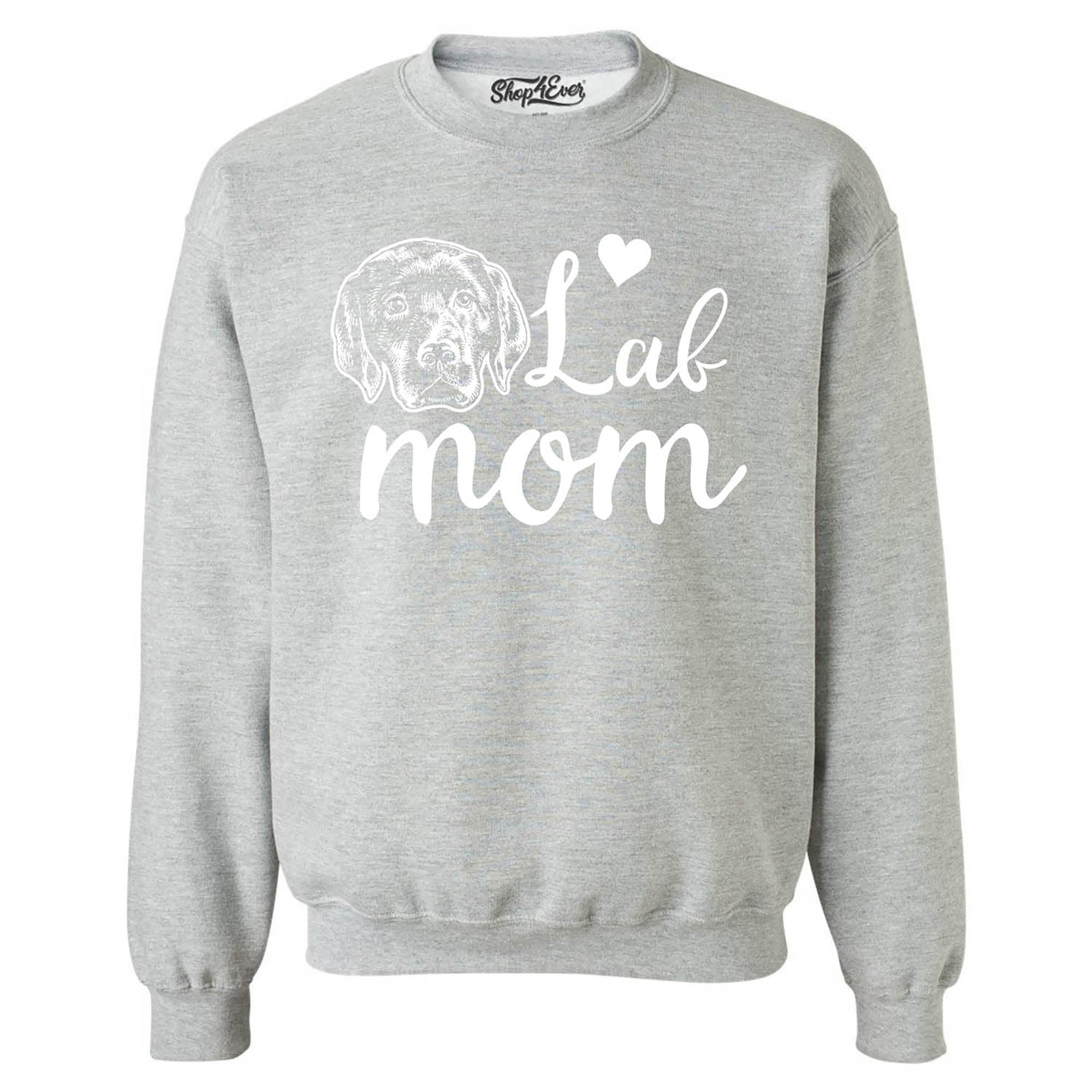 Lab Mom Crewneck Sweatshirts