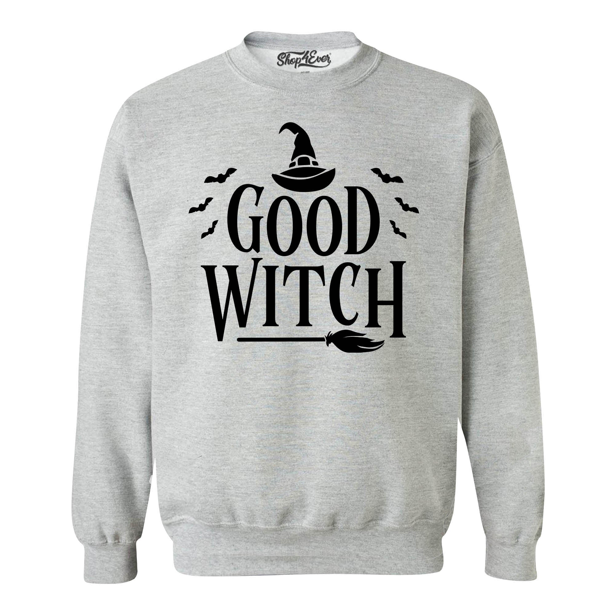 Good Witch ~ Bad Witch Matching Halloween Costumes Crewneck Sweatshirts