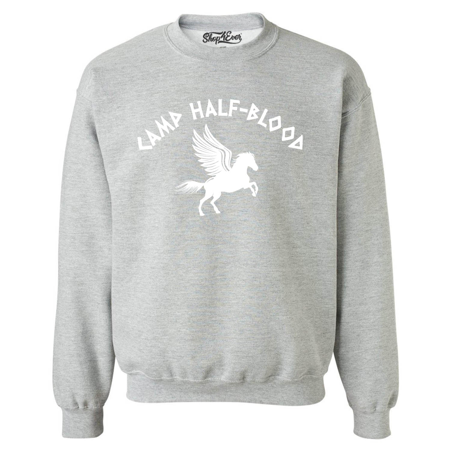 Camp Half Blood White Crewneck Sweatshirts Demigod Sweater
