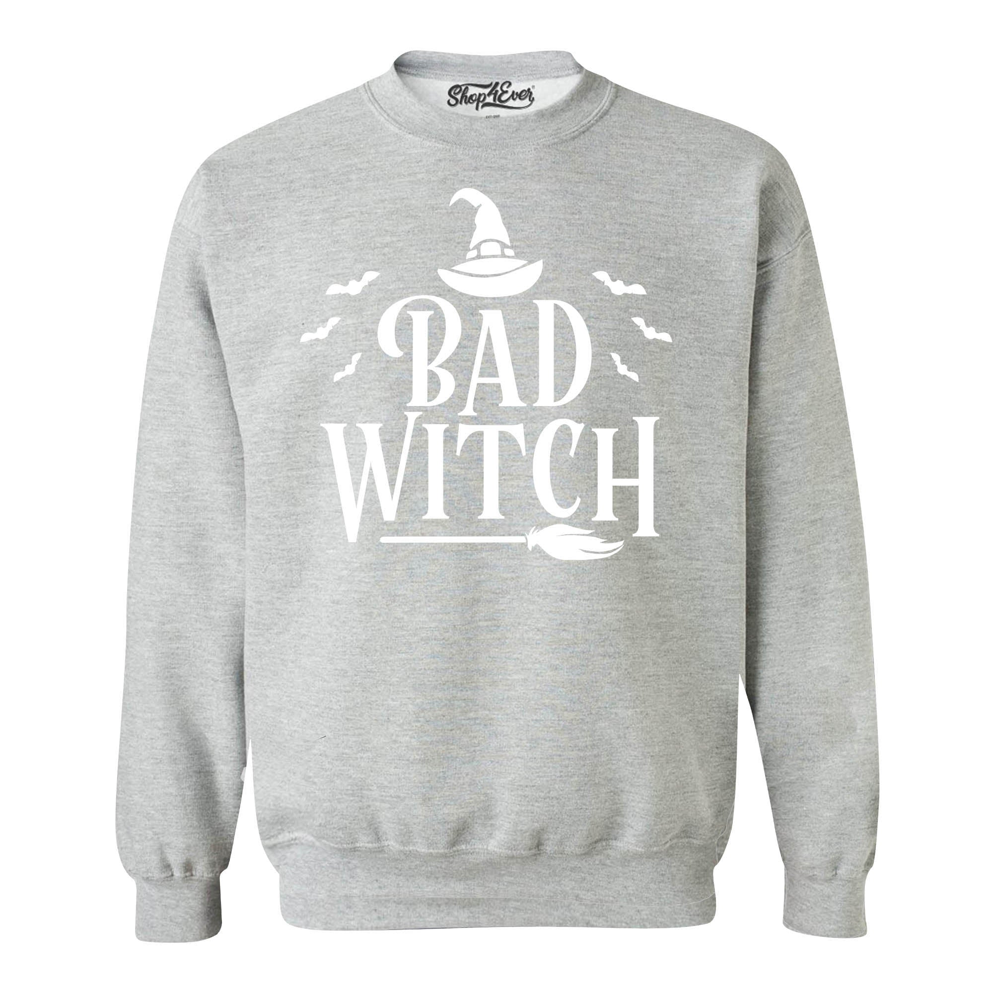 Good Witch ~ Bad Witch Matching Halloween Costumes Crewneck Sweatshirts