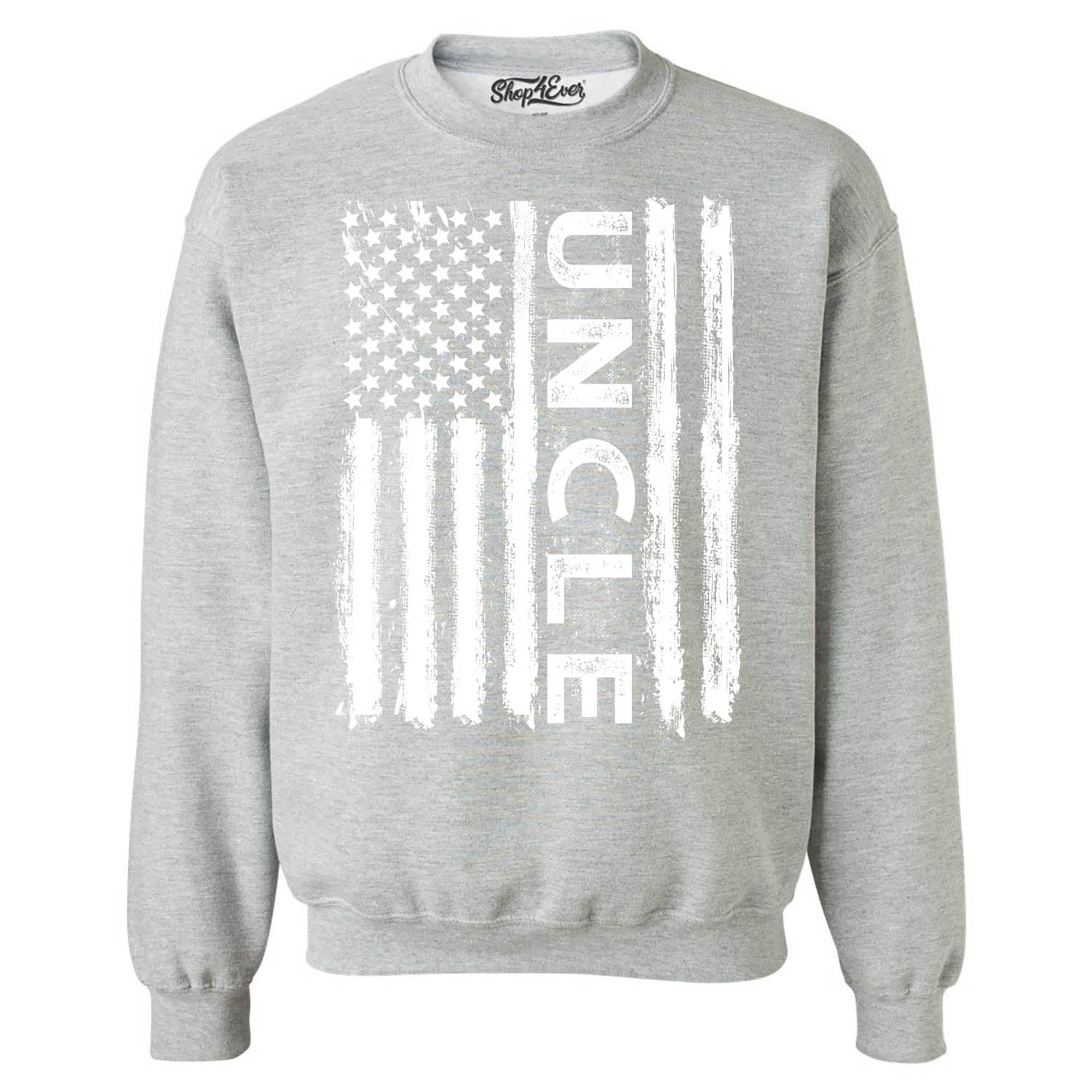 Uncle American Flag Crewneck Sweatshirts