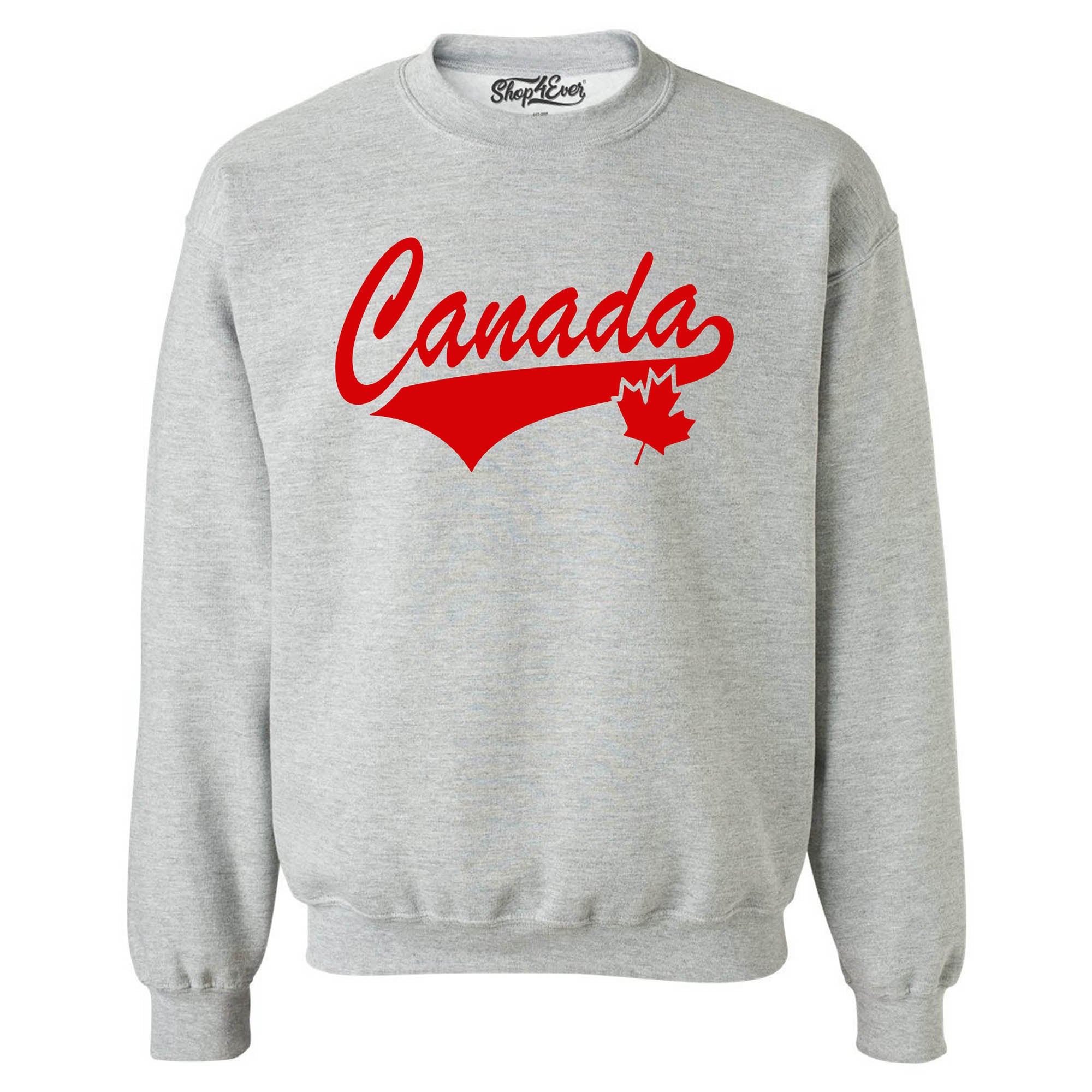 Canada Red Crewneck Sweatshirts