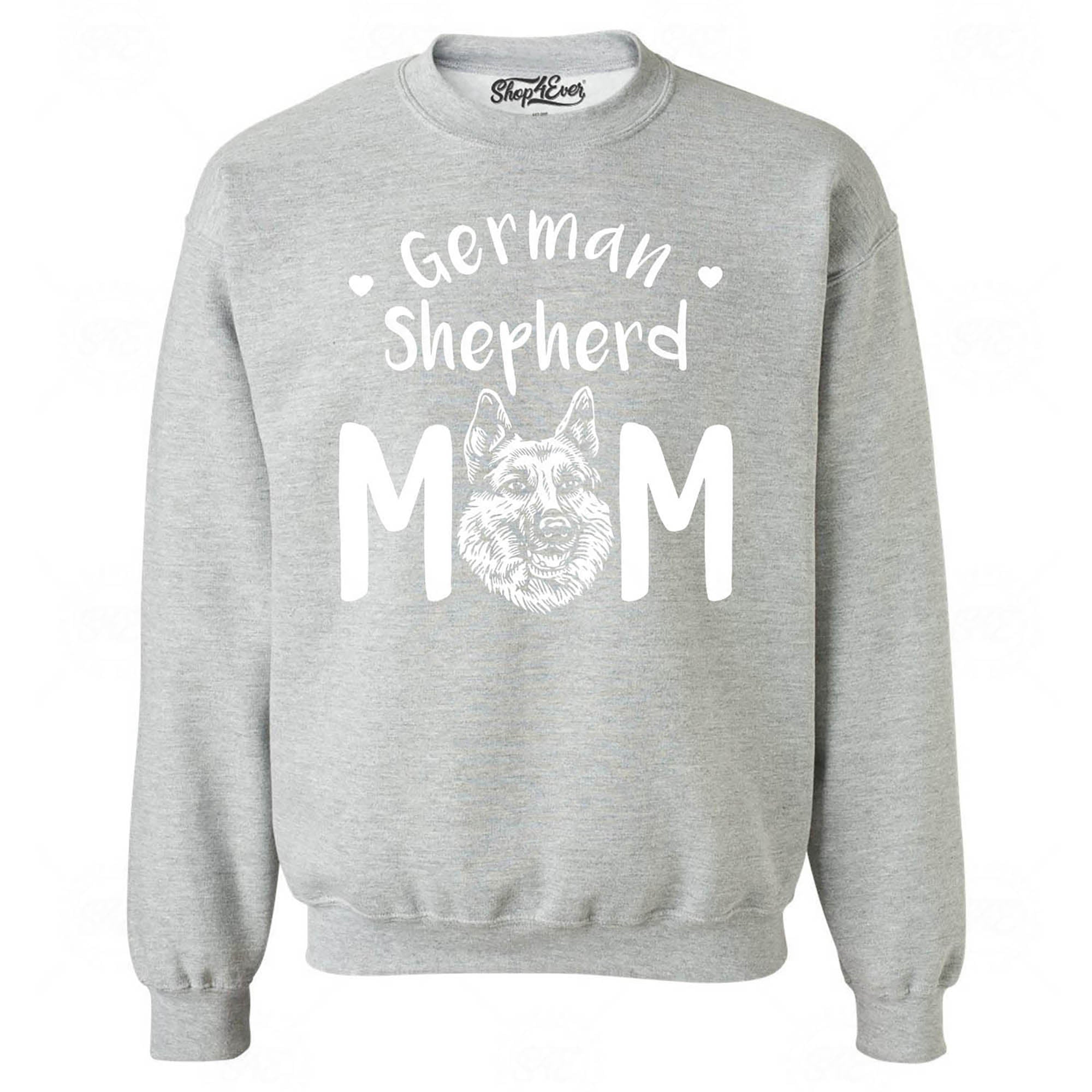 German Shepherd Mom Crewneck Sweatshirts