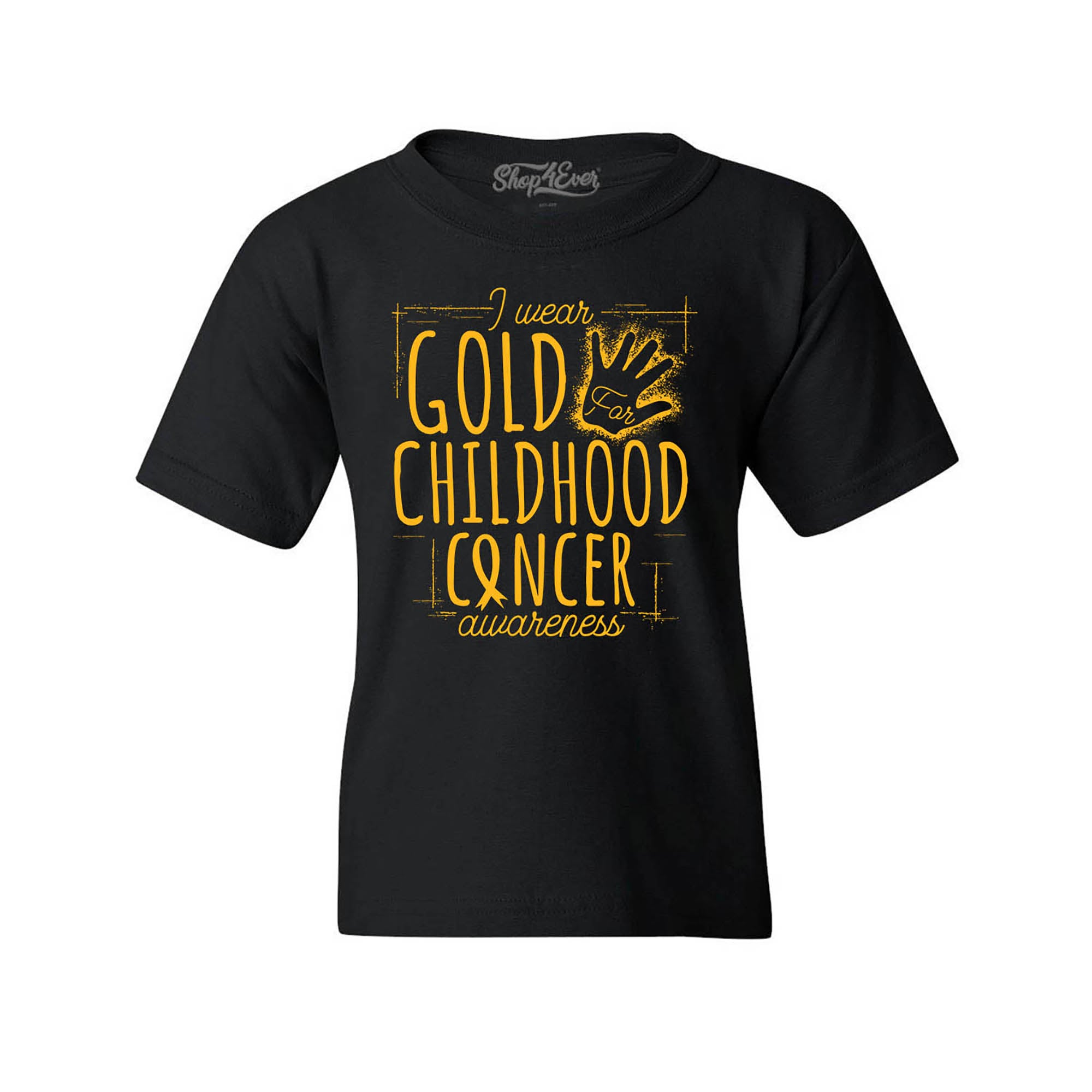 I Wear Gold for Childhood Cancer Awareness Kids Child Youth's T-Shirt