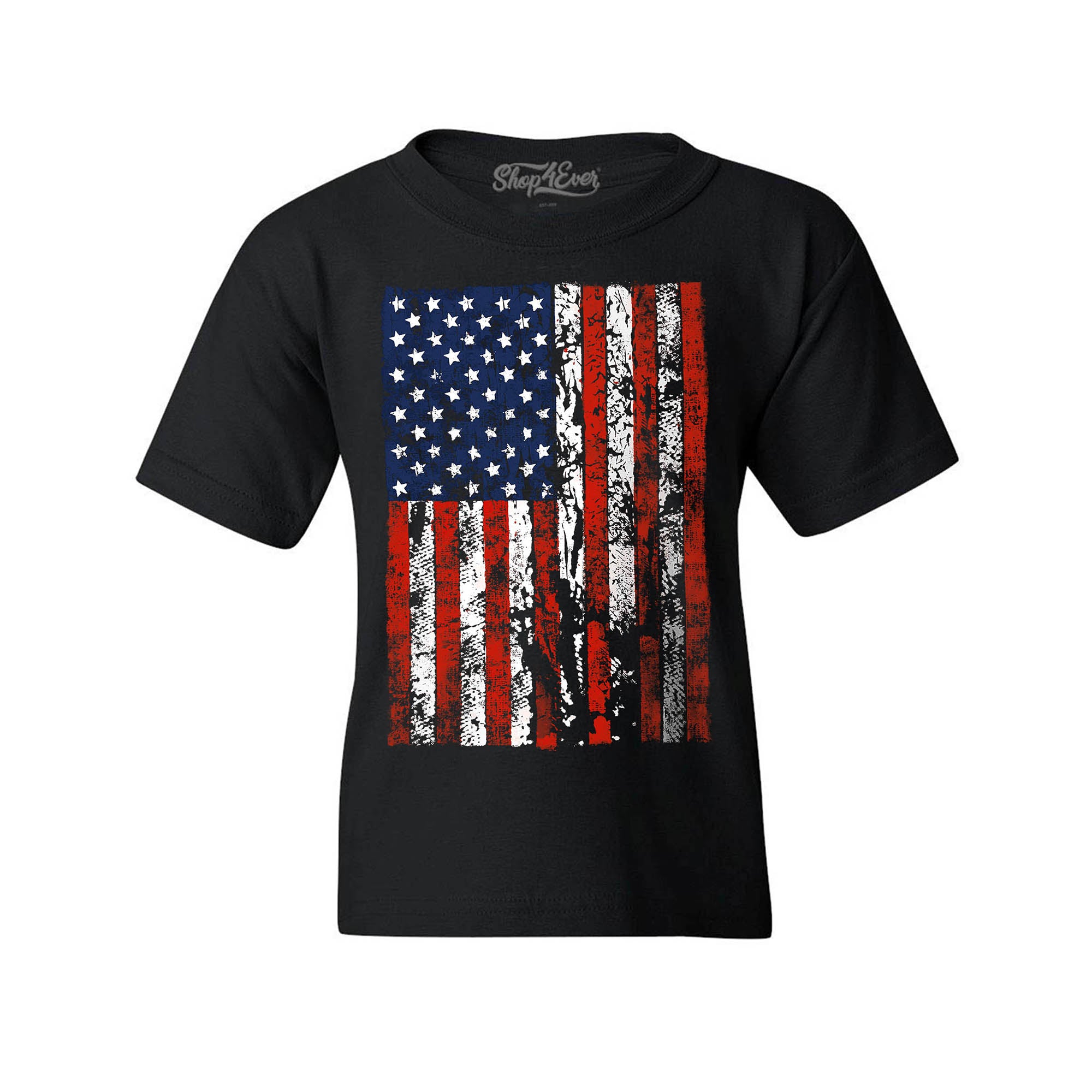 United States of America Flag Vintage Youth's T-Shirt USA Flag Shirts