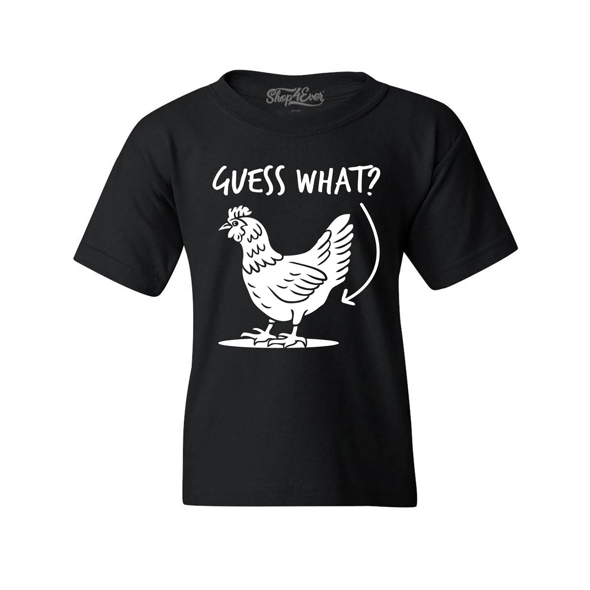Guess What? Chicken Butt Kids Child Funny Youth's T-Shirt
