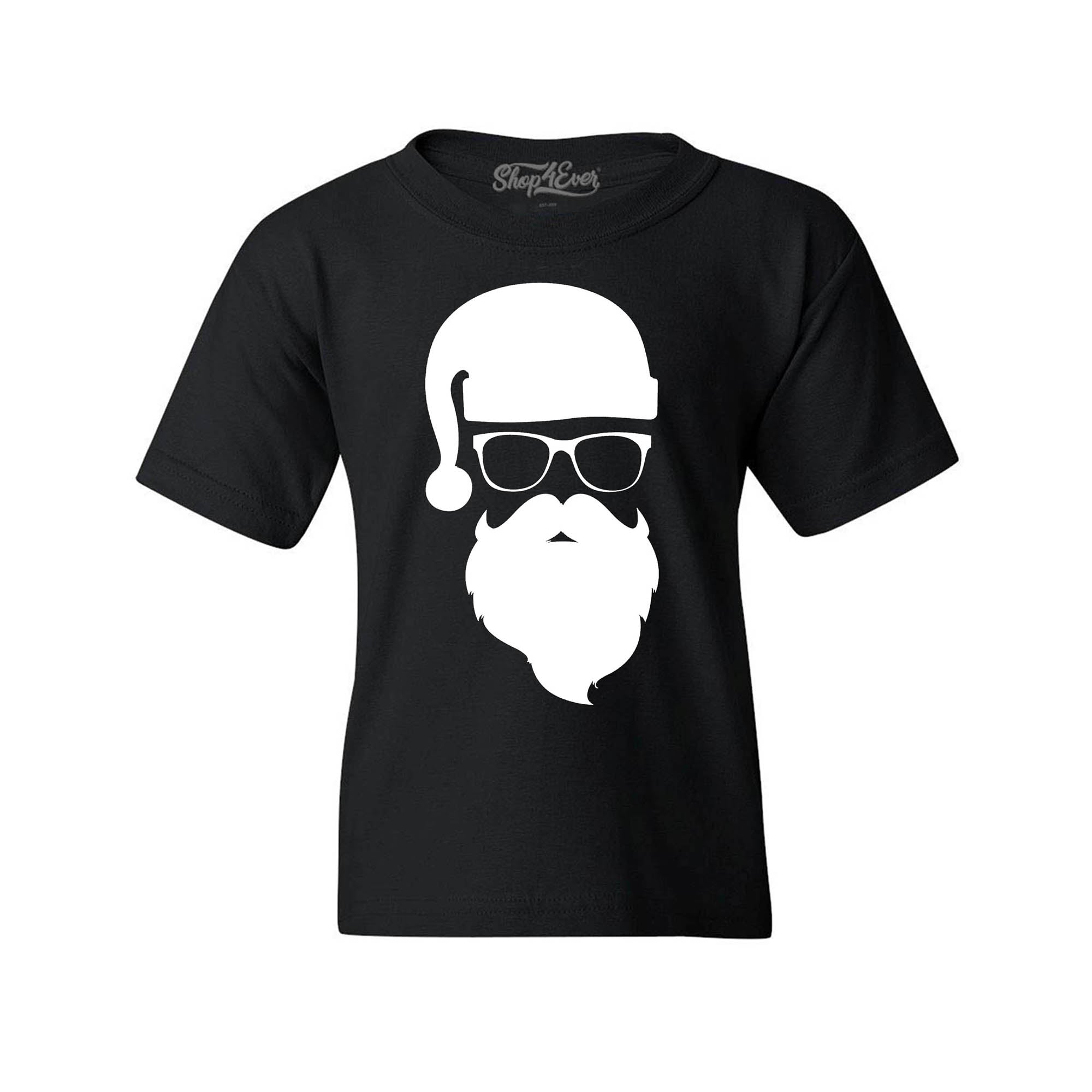 Hipster Santa with Sunglasses Christmas Youth's T-Shirt