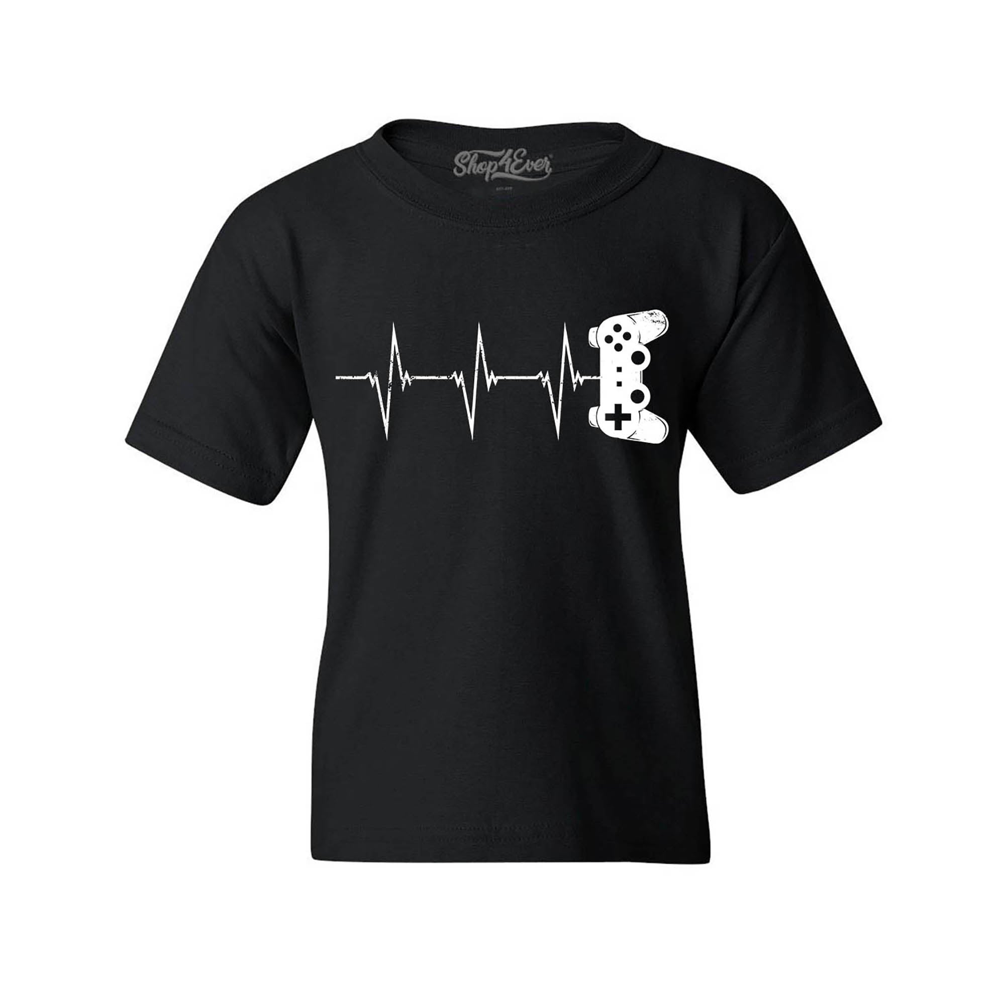 Gamer Heartbeat Boys Kids Child Video Game Youth's T-Shirt