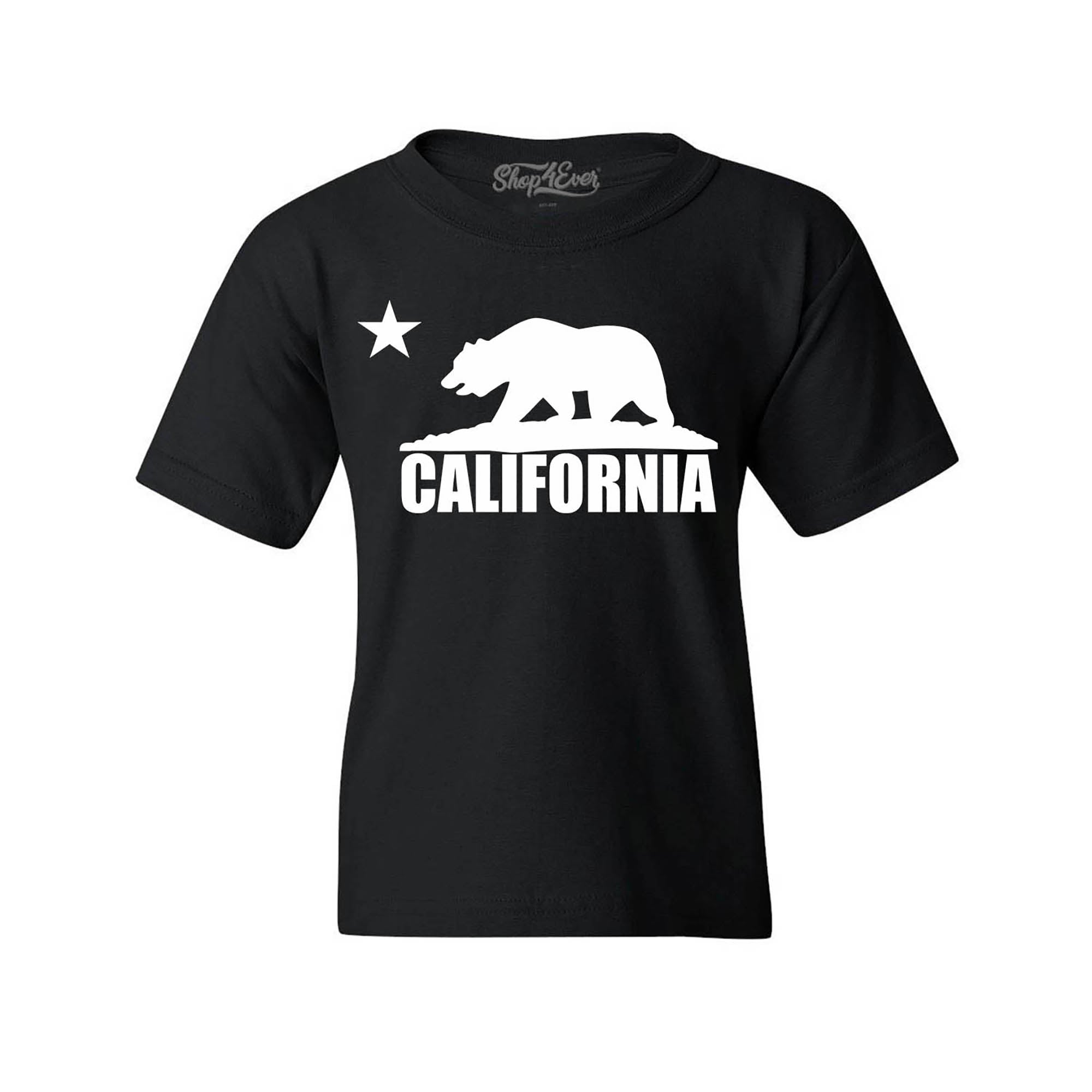 California Bear White Child Kids Tee Cali Youth's T-Shirt