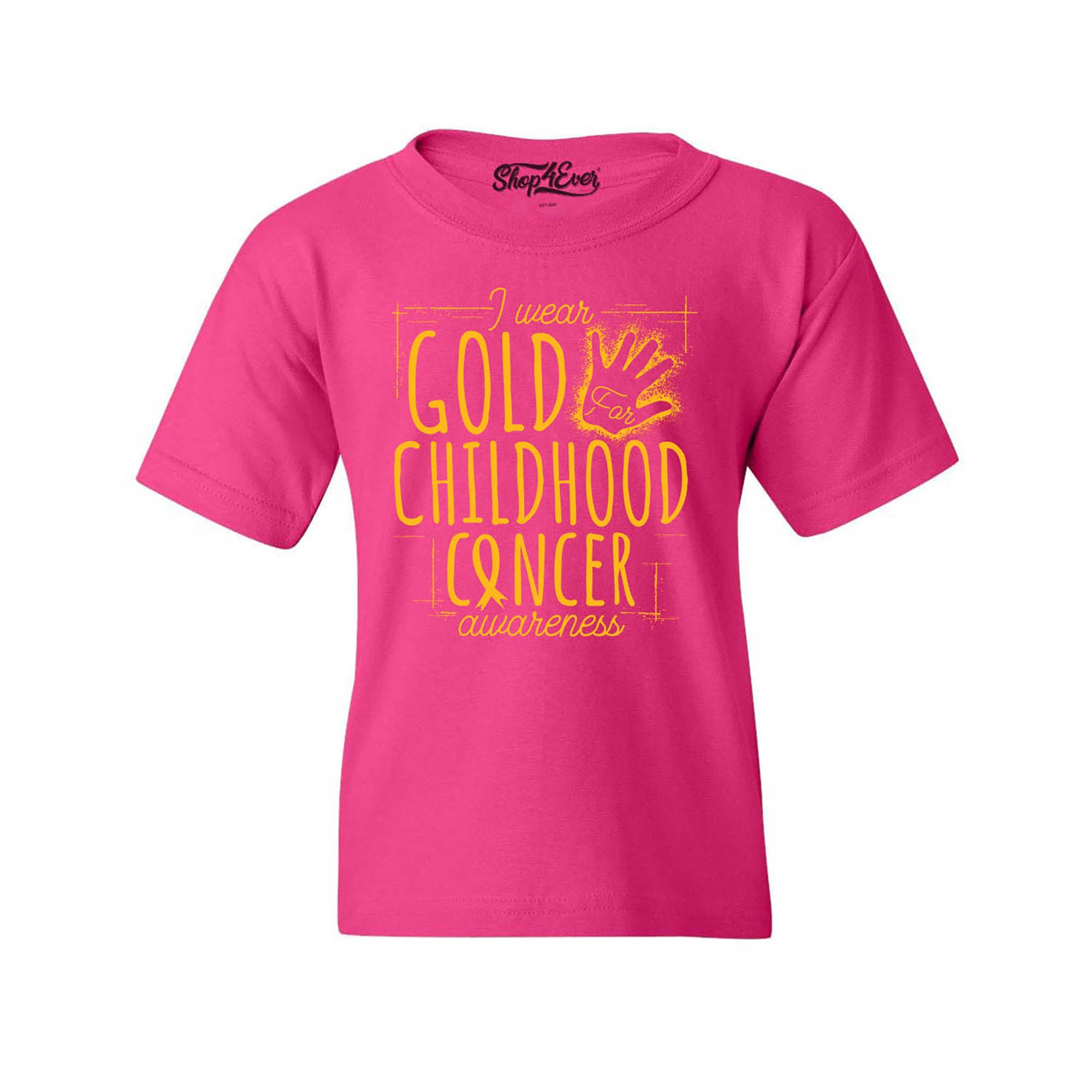 I Wear Gold for Childhood Cancer Awareness Kids Child Youth's T-Shirt