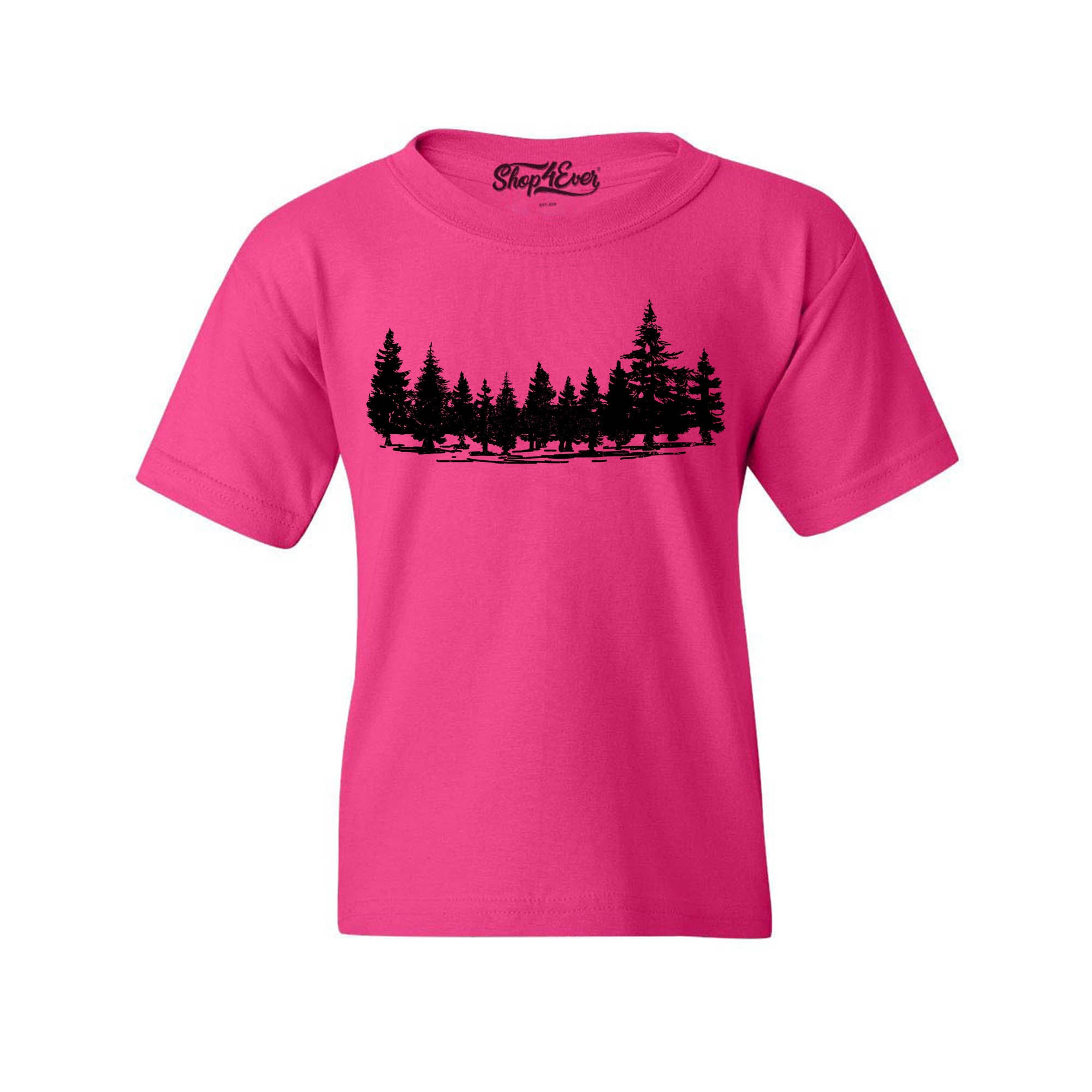 Forest Trees Nature Mountains Wildlife Child's T-Shirt Kids Tee