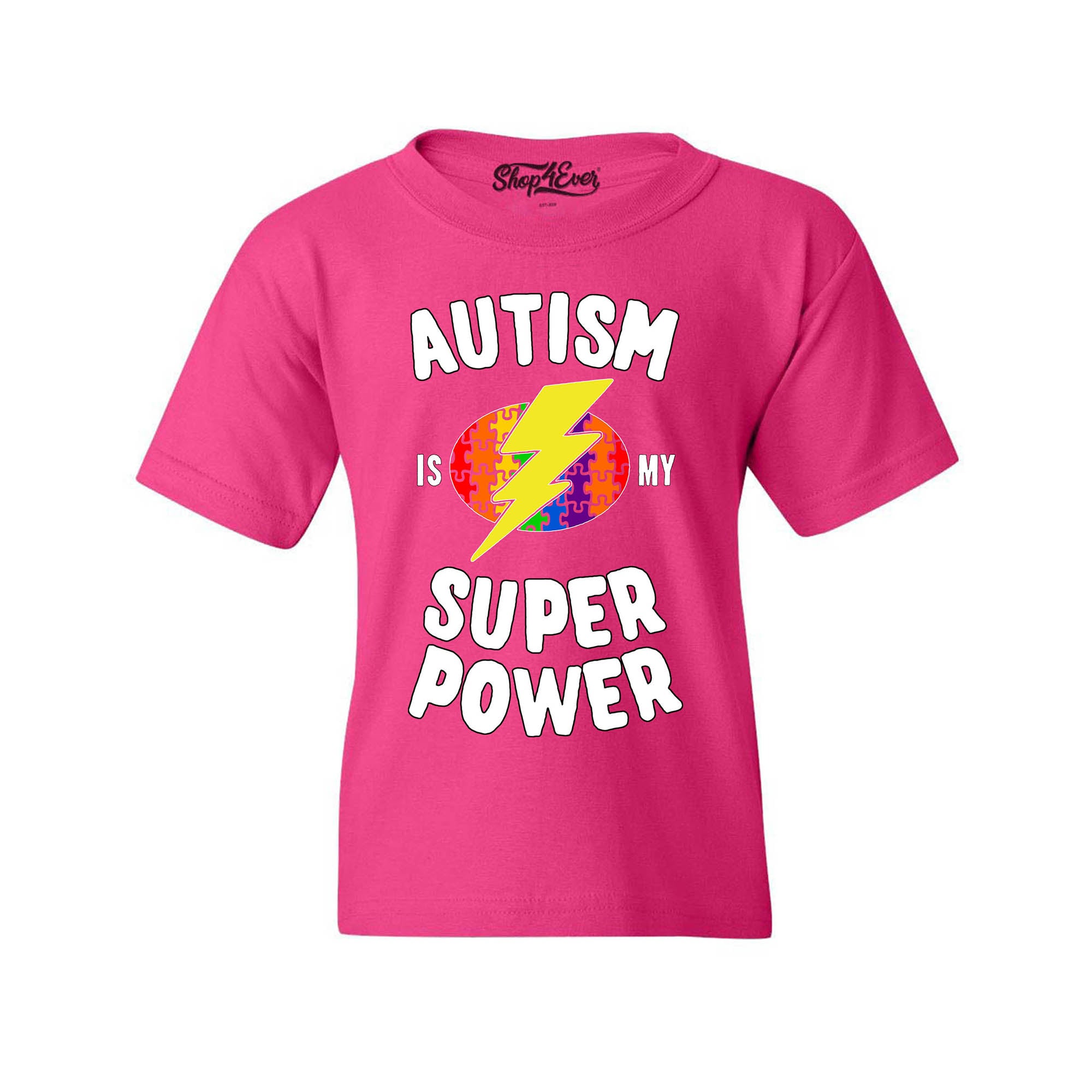 Autism is My Super Power Child's T-Shirt Kids Tee