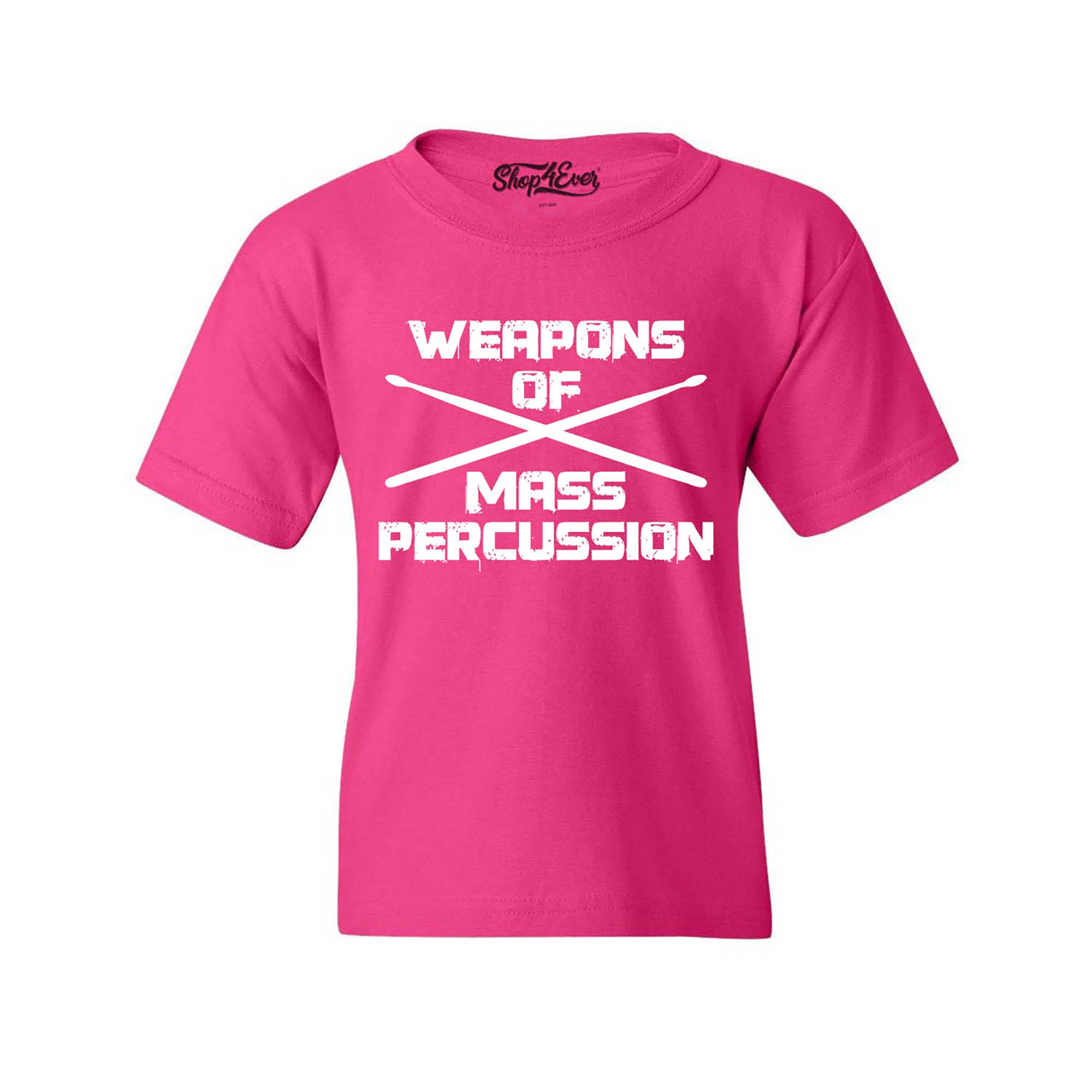 Weapons of Mass Percussion Drumsticks Drummer Youth's T-Shirt