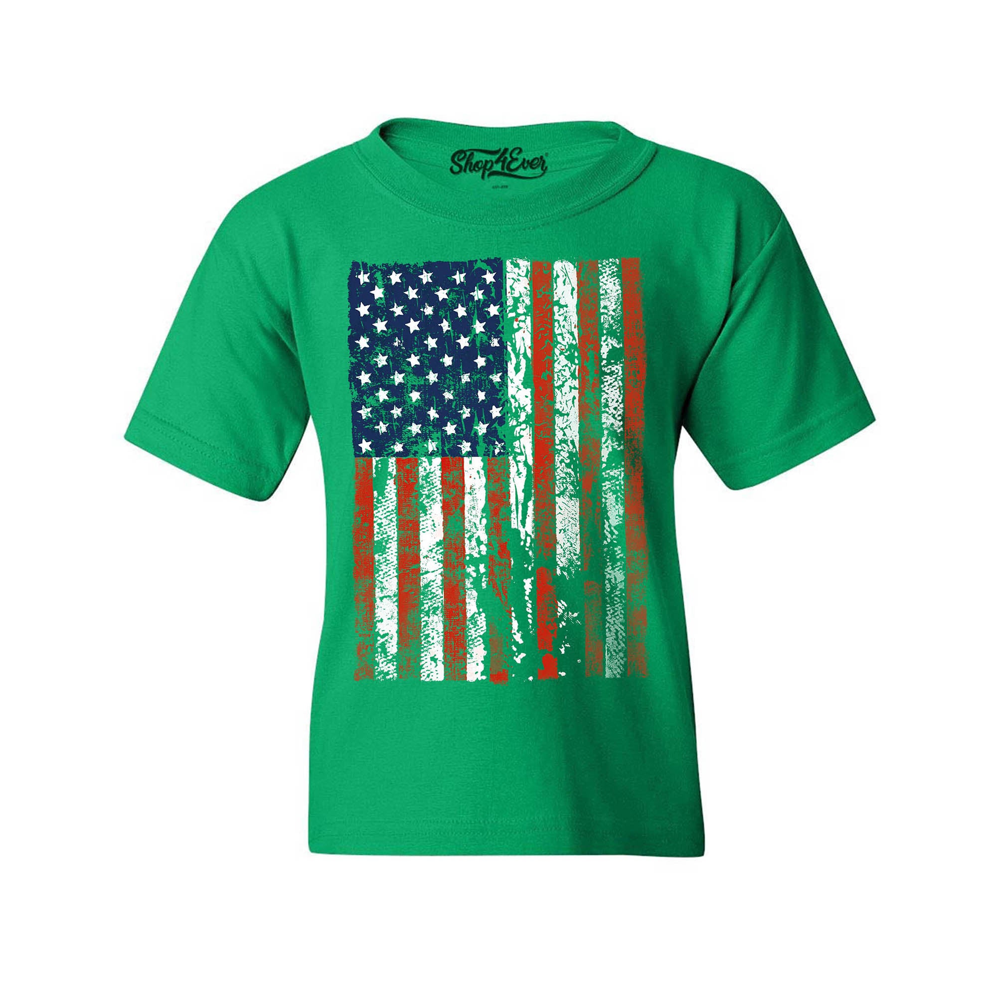 United States of America Flag Vintage Youth's T-Shirt USA Flag Shirts