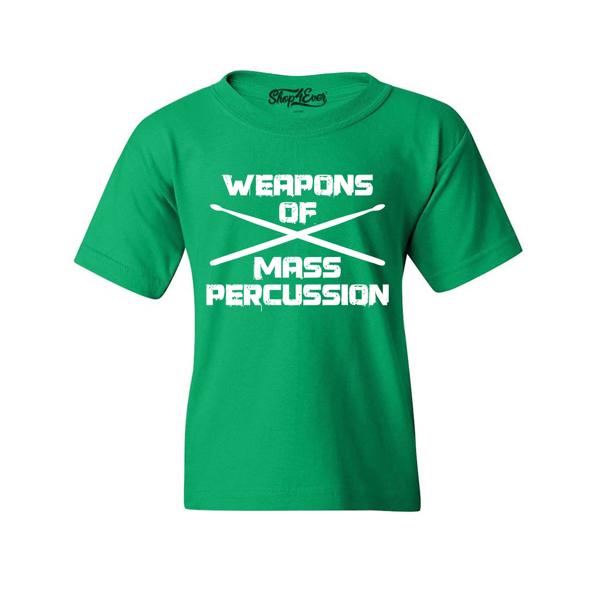 Weapons of Mass Percussion Drumsticks Drummer Youth's T-Shirt