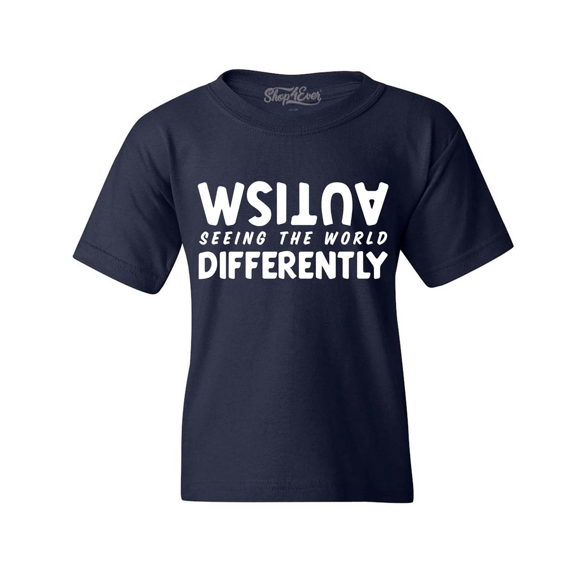 Autism Seeing The World Differently Child's T-Shirt Kids Tee