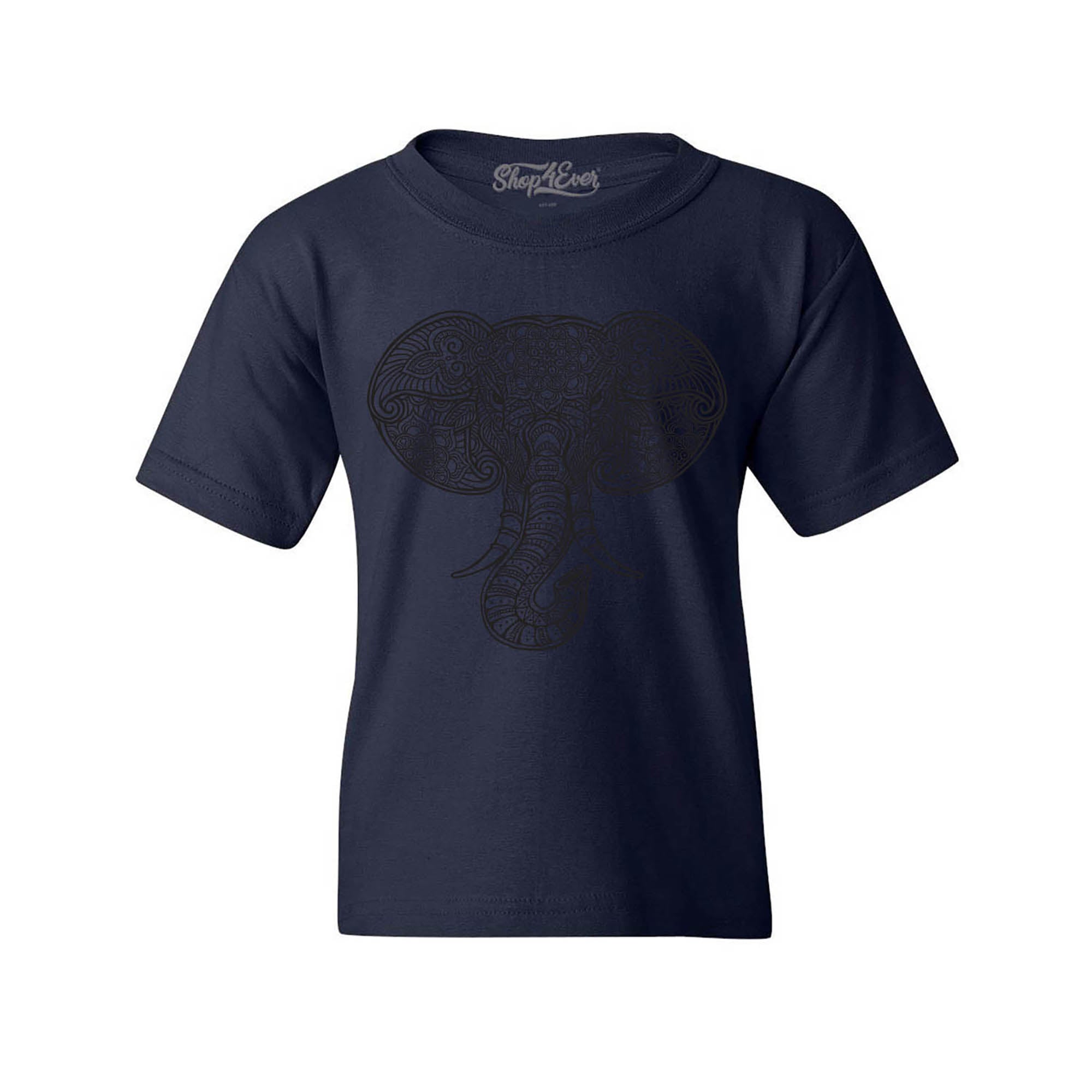 Mandala Elephant Youth's T-Shirt