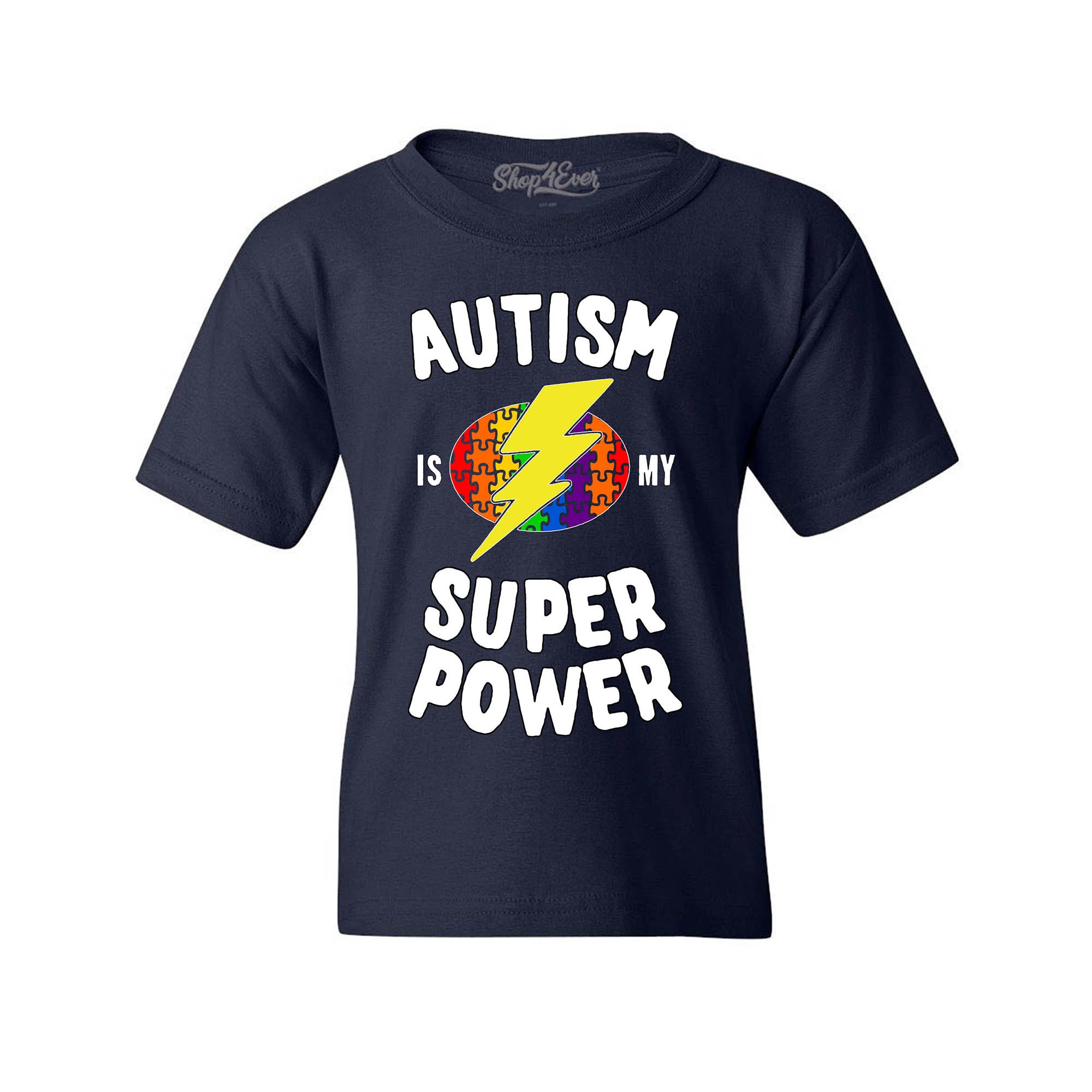 Autism is My Super Power Child's T-Shirt Kids Tee