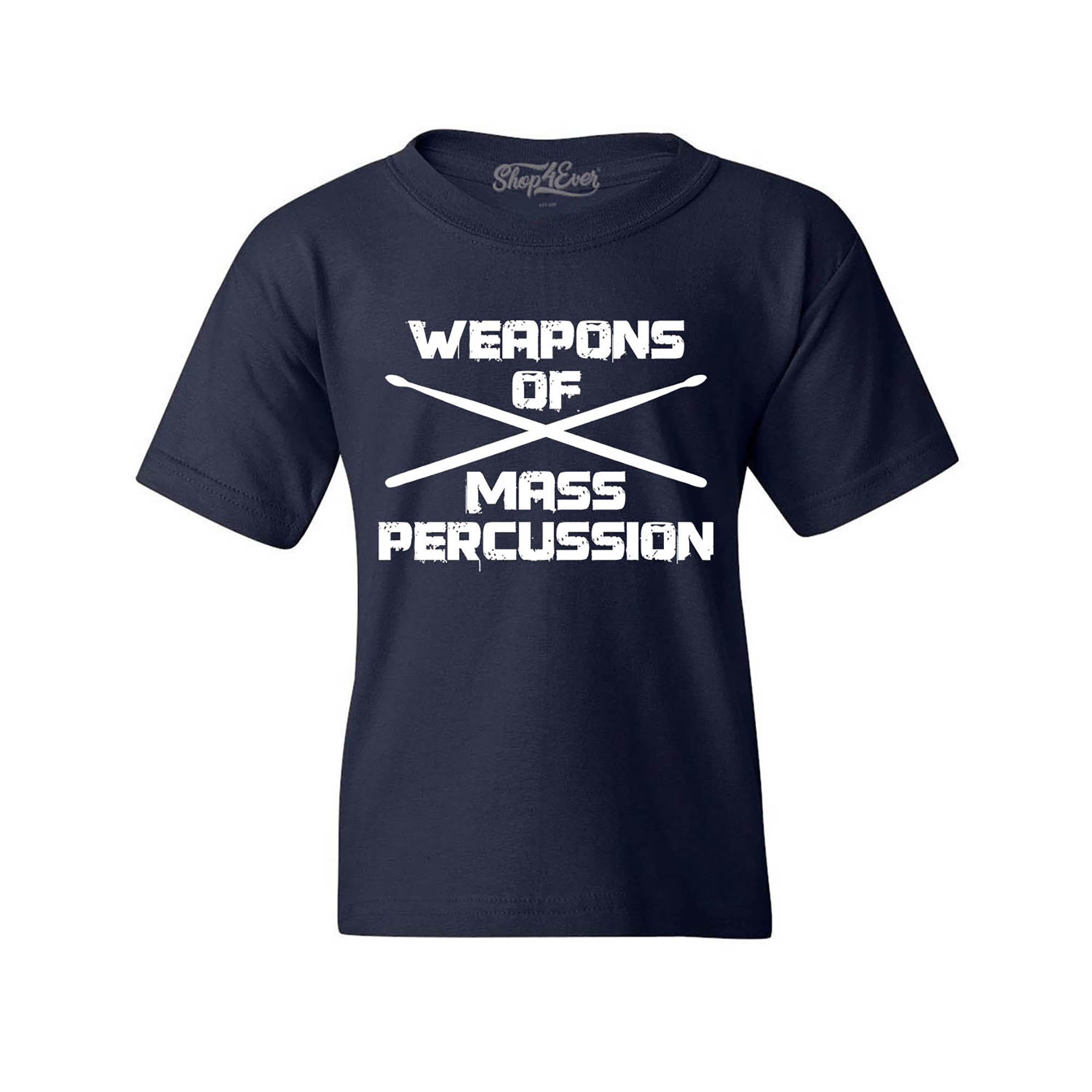 Weapons of Mass Percussion Drumsticks Drummer Youth's T-Shirt