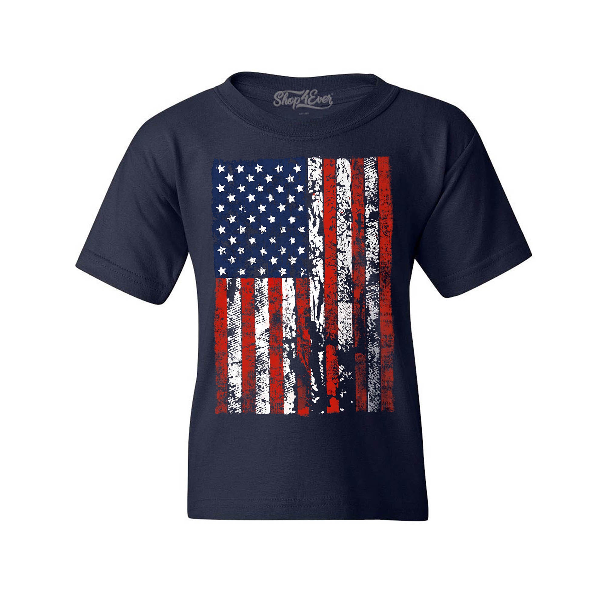 United States of America Flag Vintage Youth's T-Shirt USA Flag Shirts