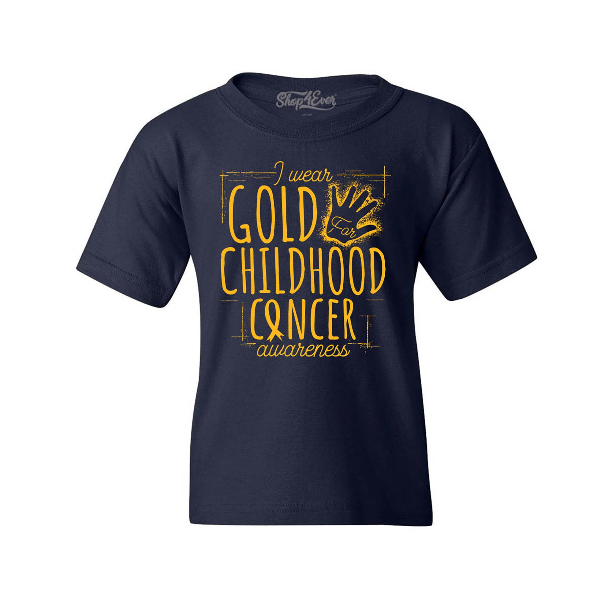 I Wear Gold for Childhood Cancer Awareness Kids Child Youth's T-Shirt