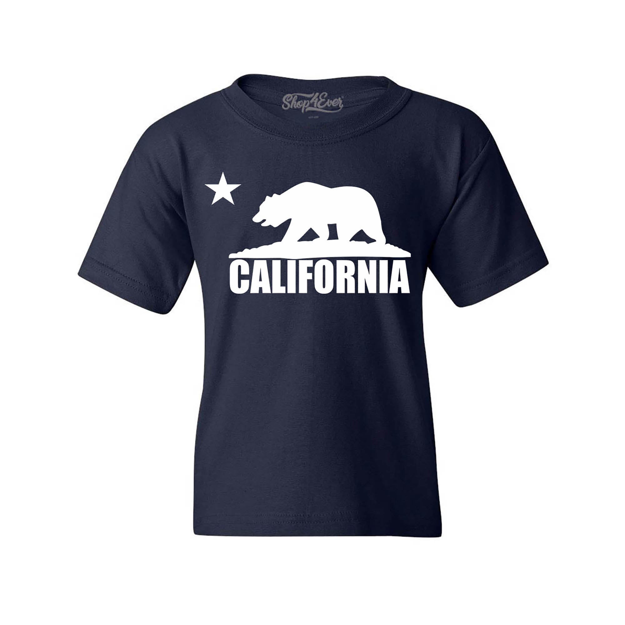 California Bear White Child Kids Tee Cali Youth's T-Shirt