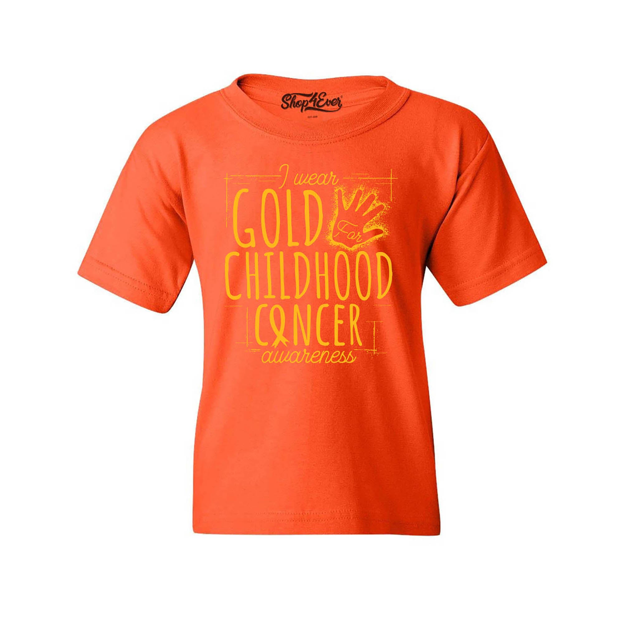 I Wear Gold for Childhood Cancer Awareness Kids Child Youth's T-Shirt