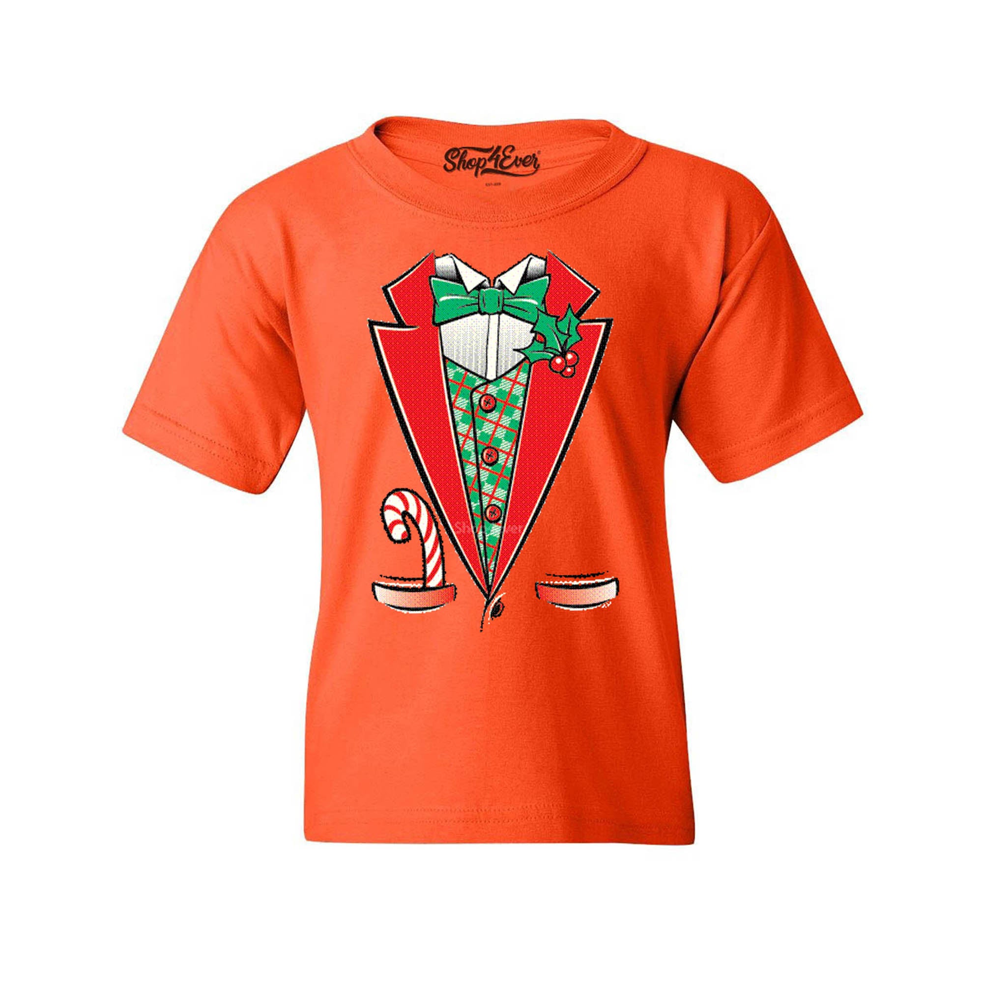 Tuxedo Christmas Costume Youth's T-Shirt Xmas Shirts
