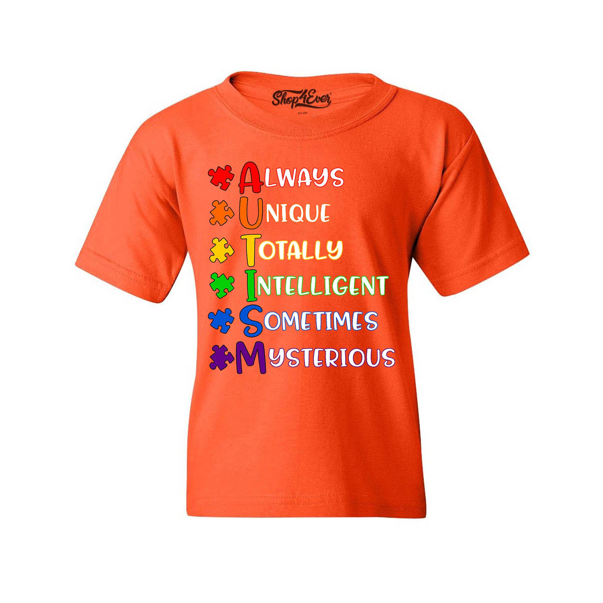 Always Unique Puzzle Autism Awareness Child's T-Shirt Kids Tee
